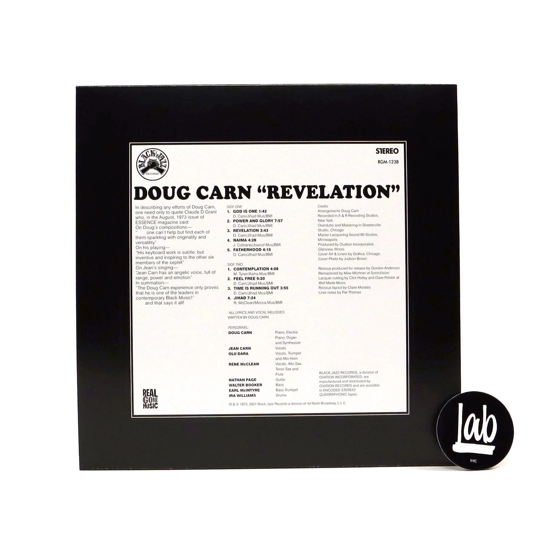 Doug Carn: Revelation (Indie Exclusive Colored Vinyl) Vinyl LP - Image 3