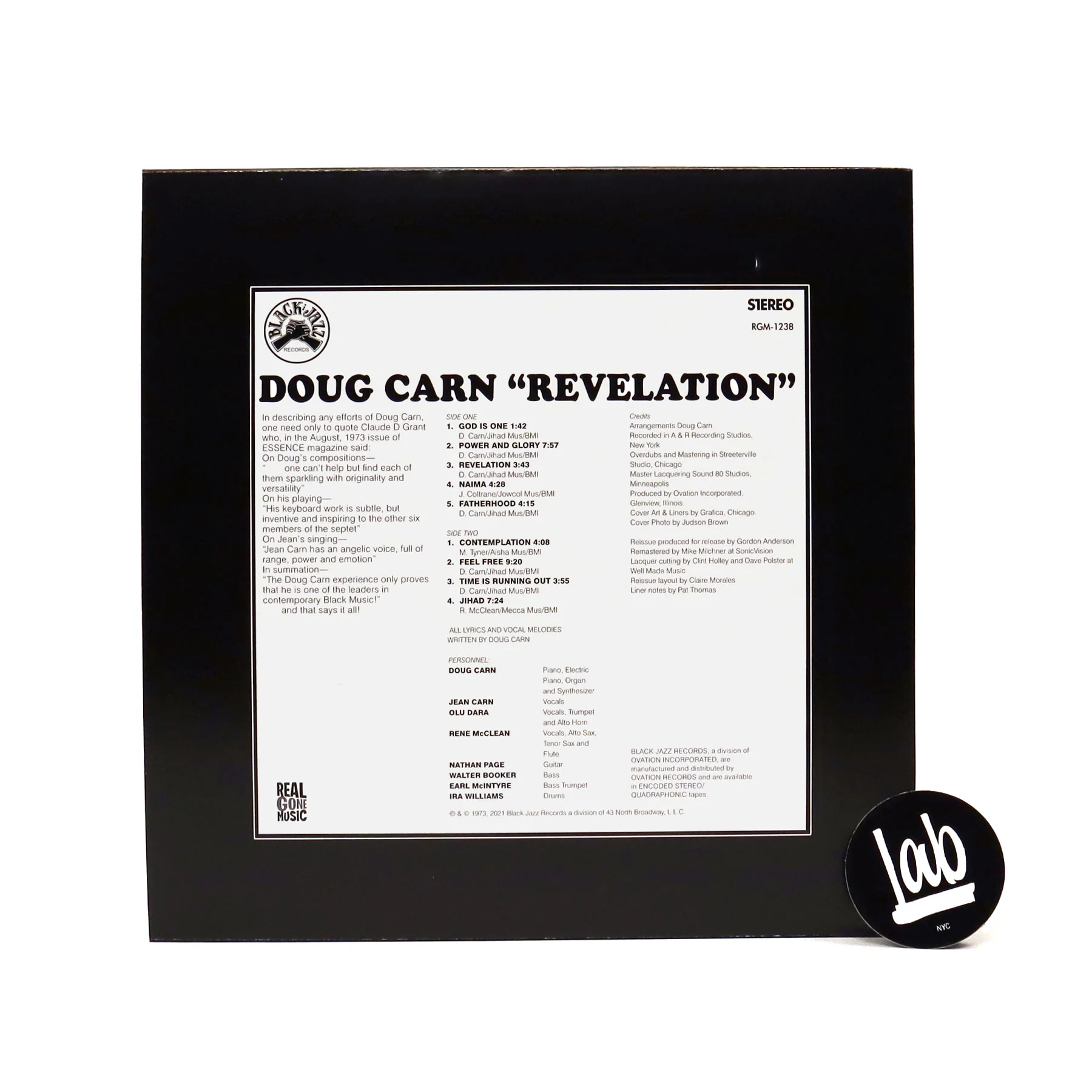 Doug Carn: Revelation Vinyl LP - Image 3