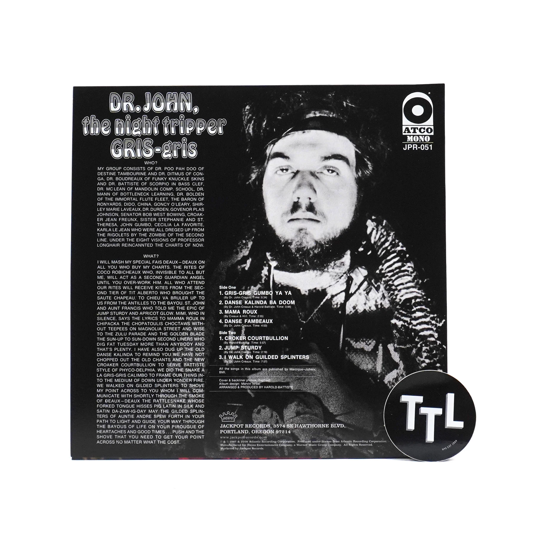 Dr. John: Gris Gris (Mono) Vinyl LP - Image 2