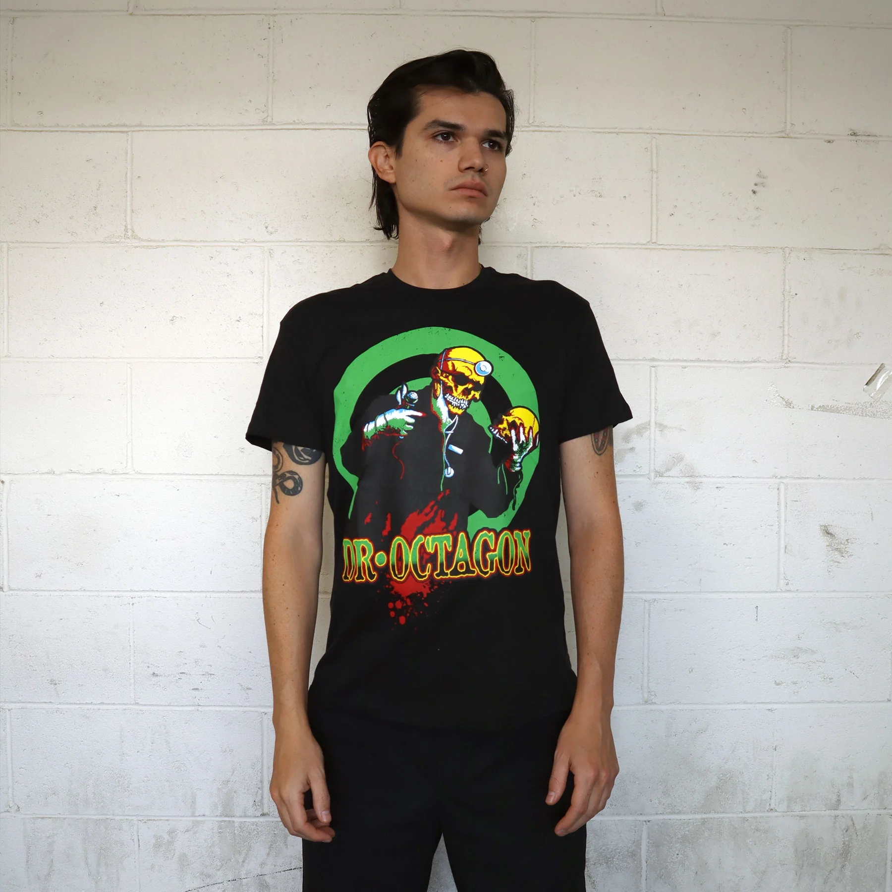 Dr. Octagon: Skull Shirt - Black - Image 3