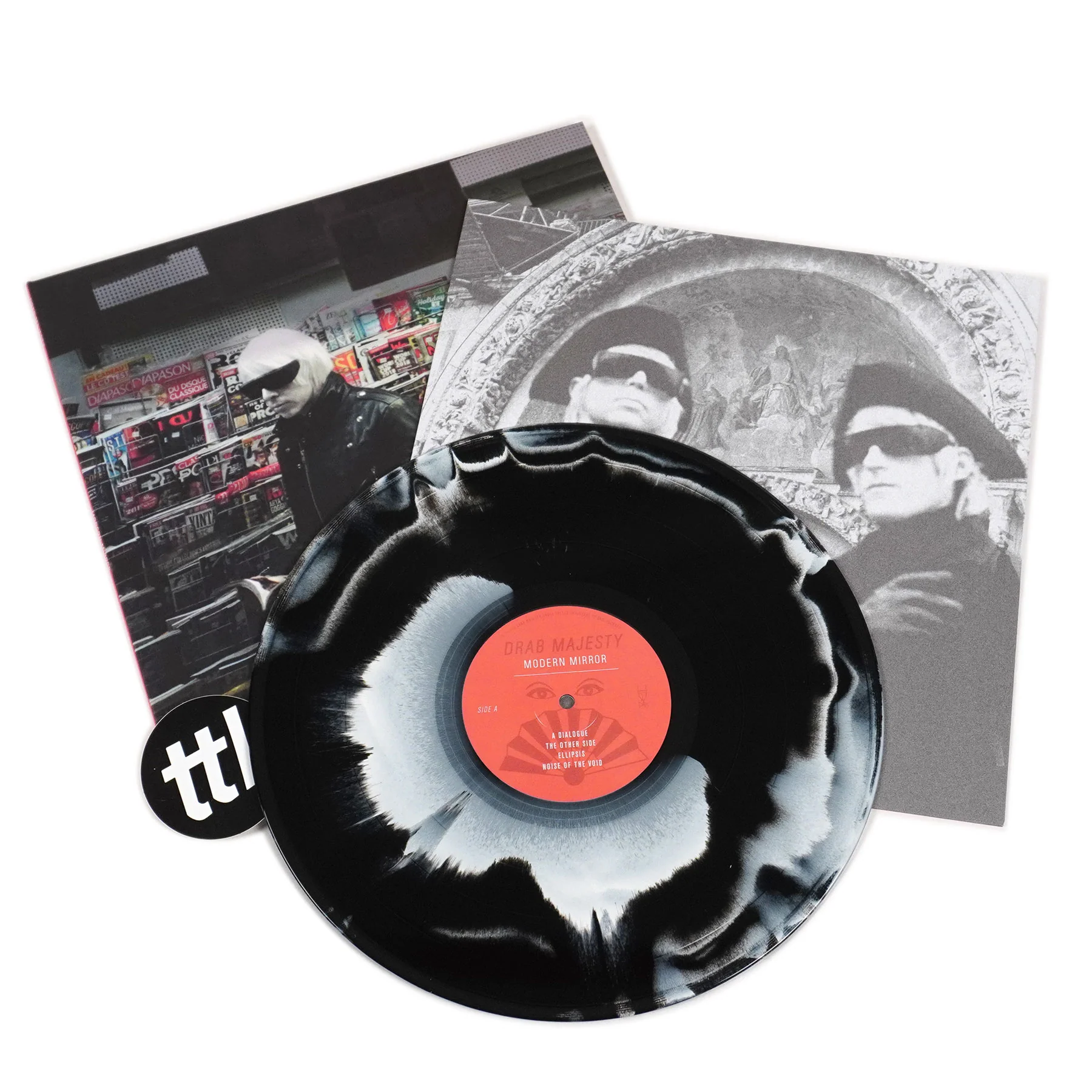 Drab Majesty: Modern Mirror (White & Black Colored Vinyl) Vinyl LP - Image 2