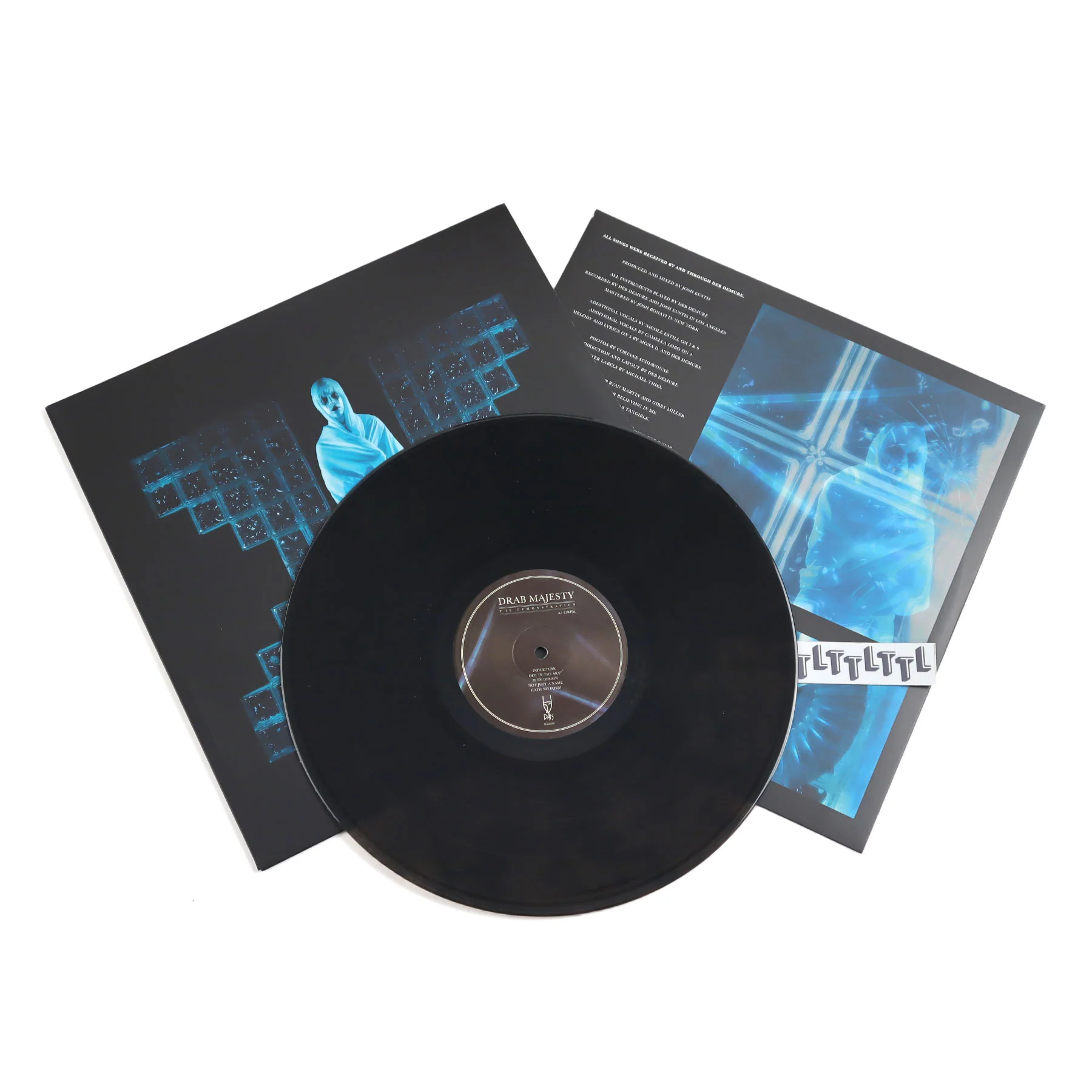 Drab Majesty: The Demonstration (Marbled Smoke Colored Vinyl) Vinyl LP - Image 3