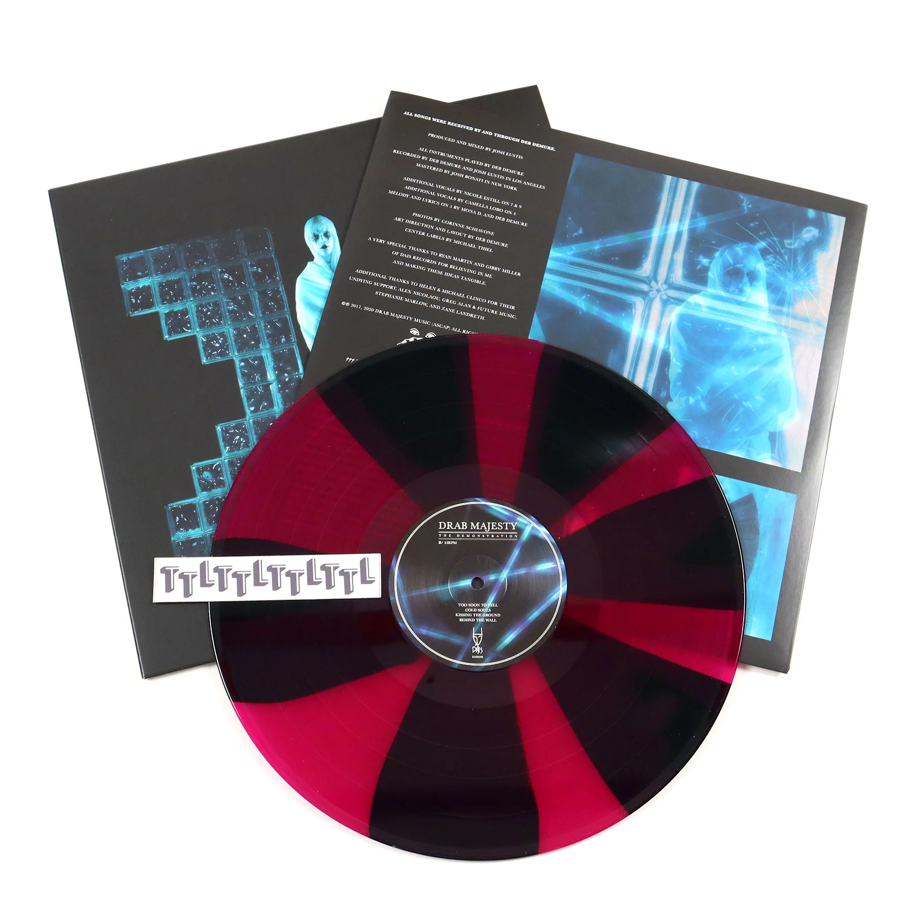 Drab Majesty: The Demonstration (Purple & Black Colored Vinyl) Vinyl LP - Image 2