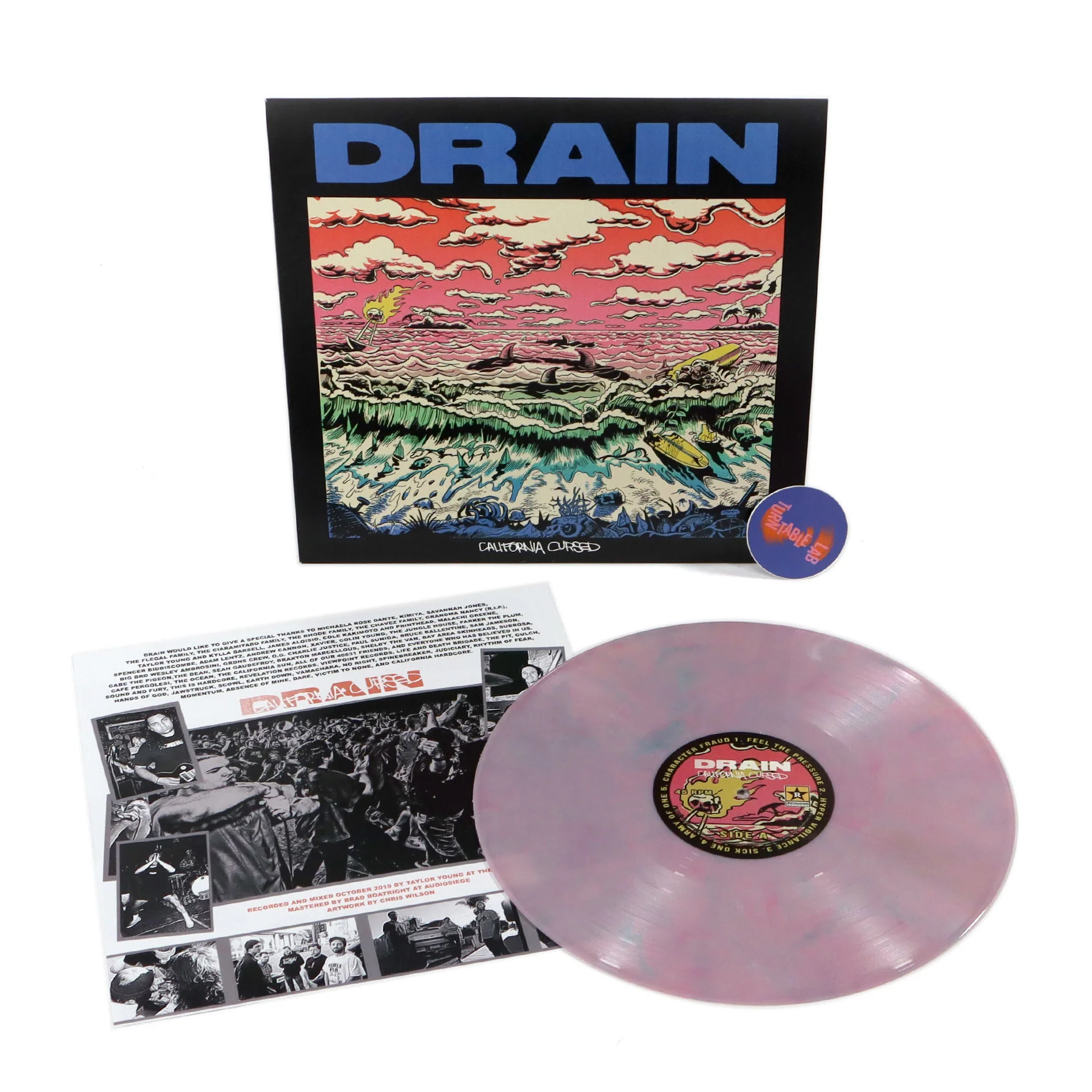 Drain: California Cursed (Colored Vinyl) Vinyl LP - Image 2