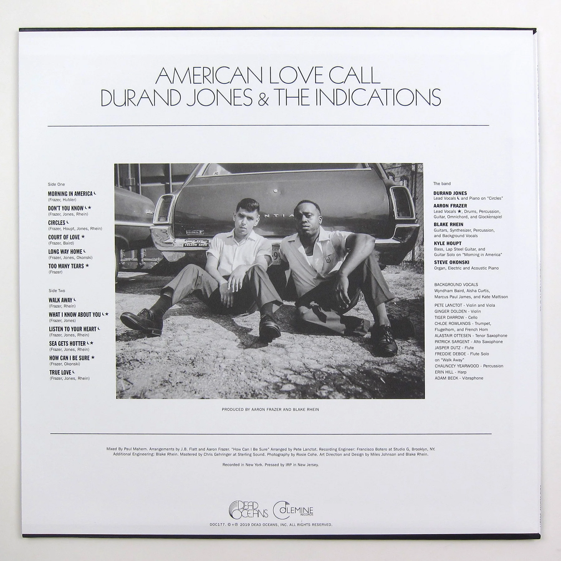 Durand Jones & The Indications: American Love Call Vinyl LP - Image 2