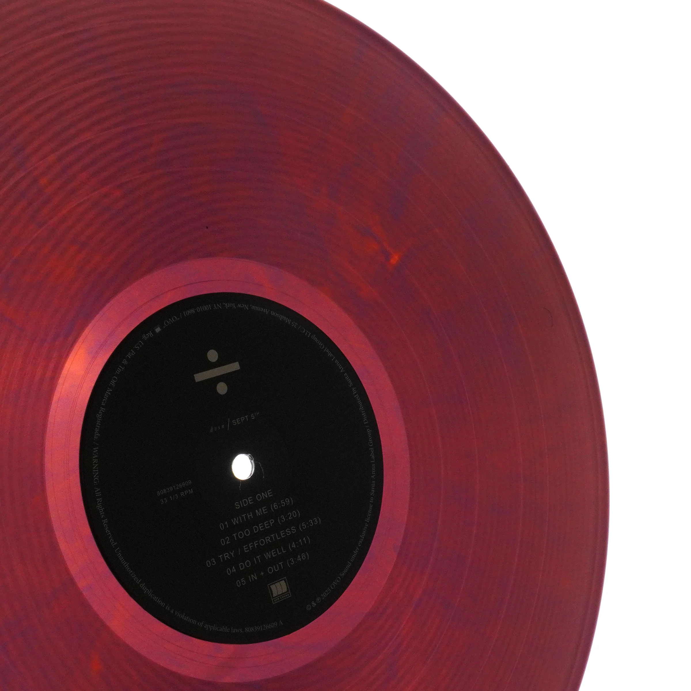 dvsn: Sept 5th (Colored Vinyl) Vinyl LP - Image 2