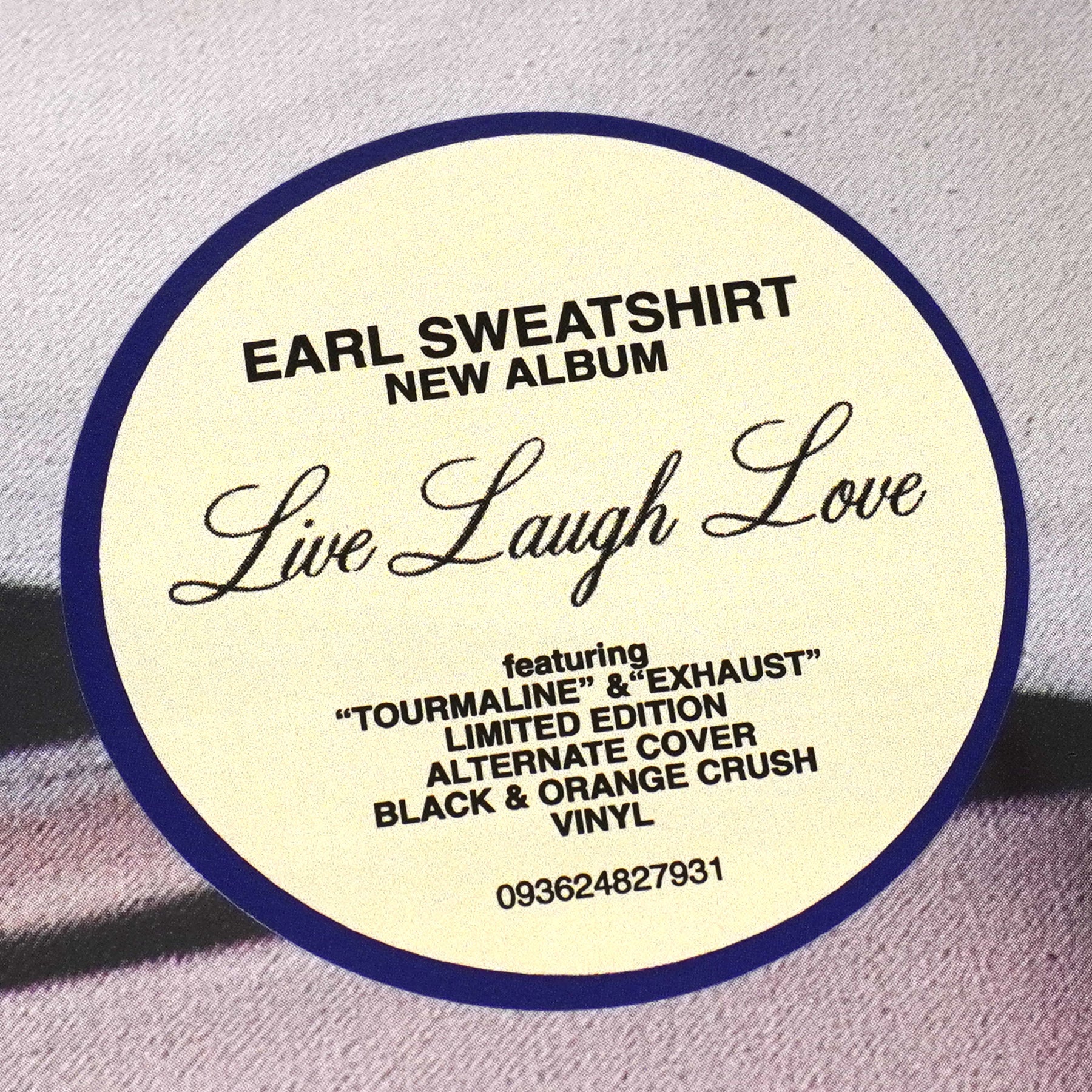 Earl Sweatshirt: Live Laugh Love (Indie Exclusive Colored Vinyl) Vinyl LP - Image 4