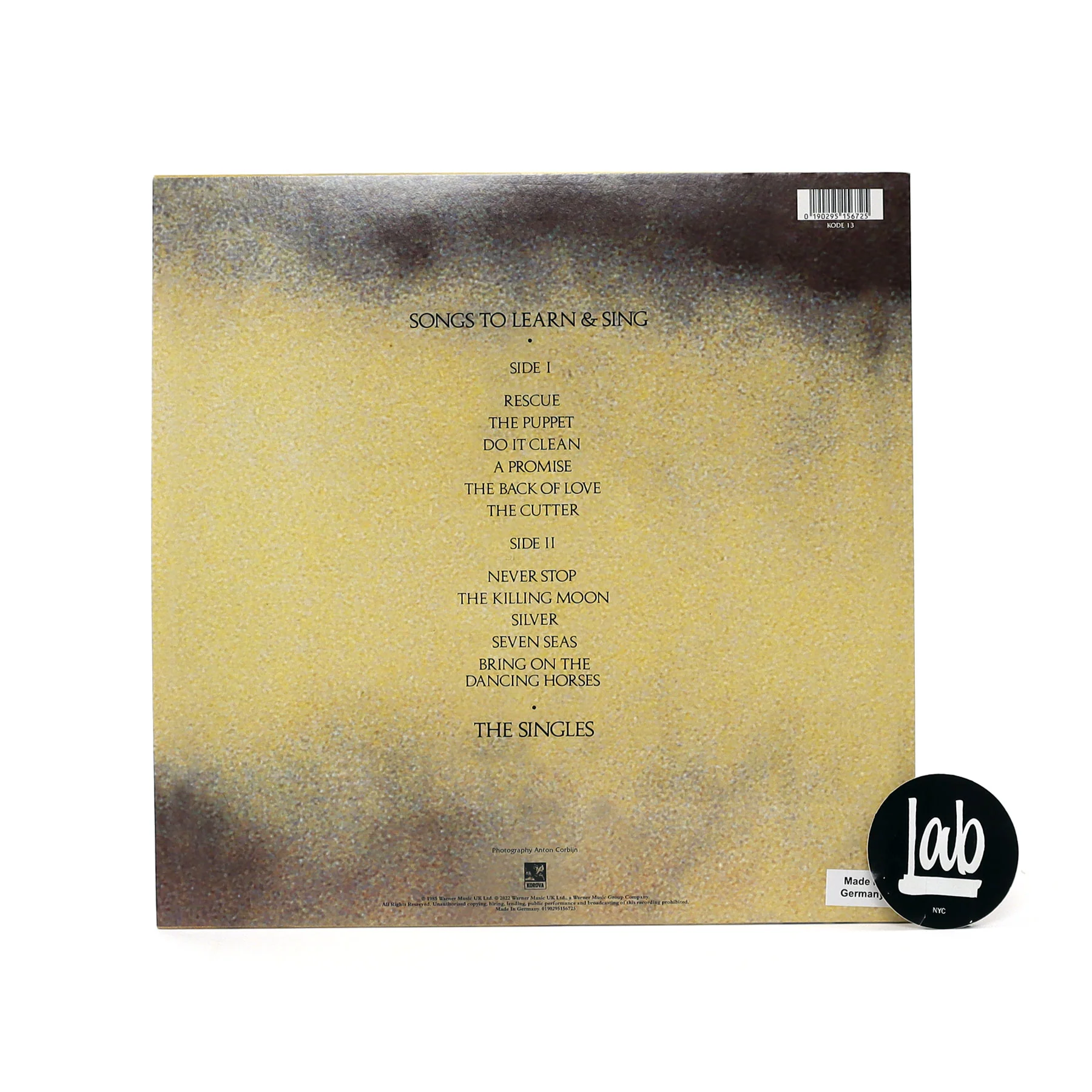 Echo & The Bunnymen: Songs To Learn & Sing Vinyl LP - Image 3