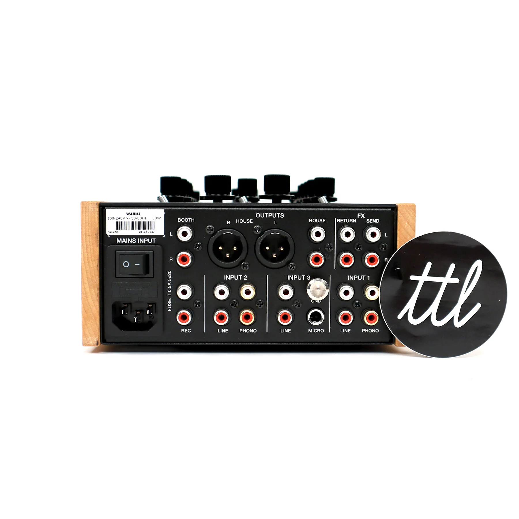Ecler: WARM2 Two-Channel Analogue Rotary Mixer - Image 3
