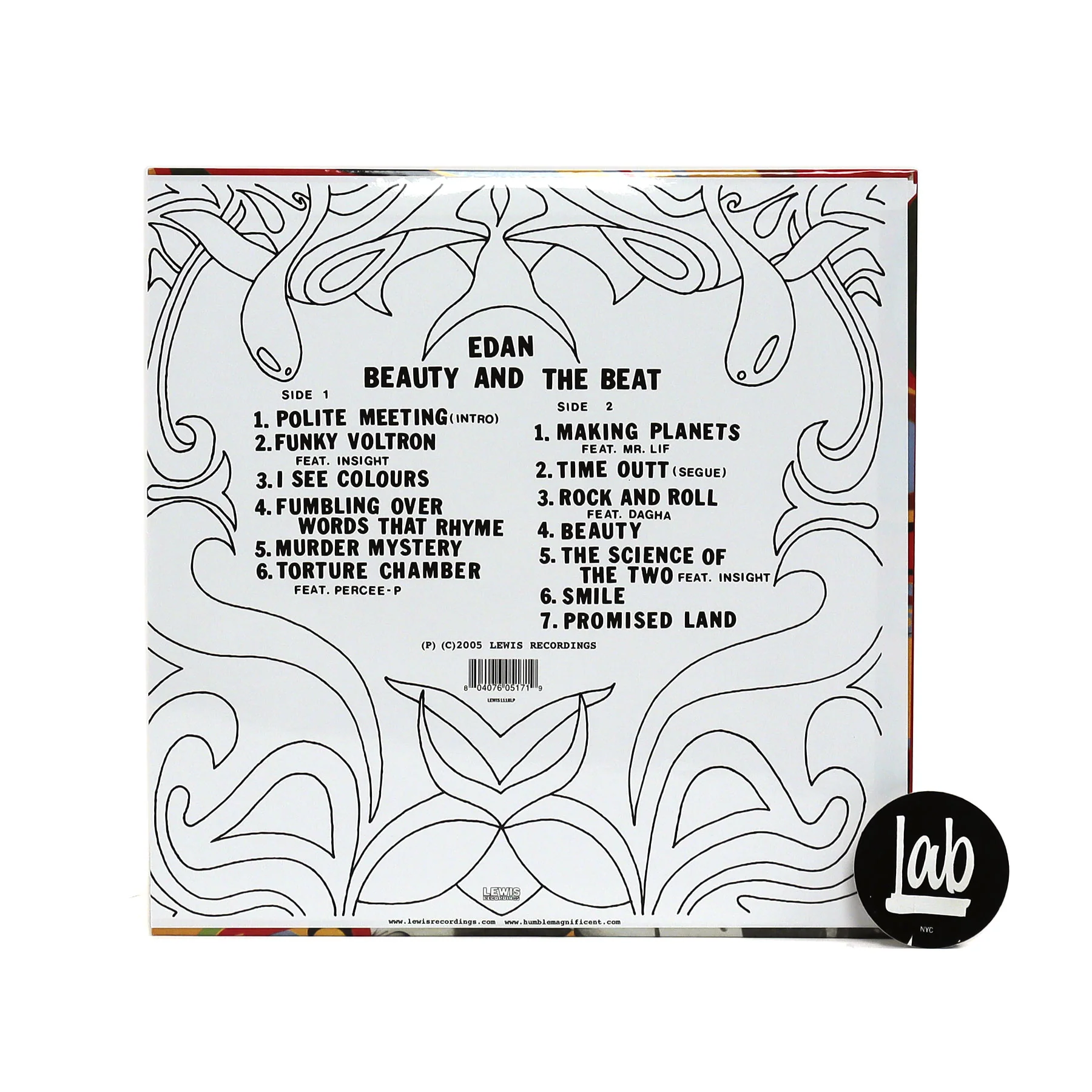 Edan: Beauty And The Beat Vinyl LP - Image 3