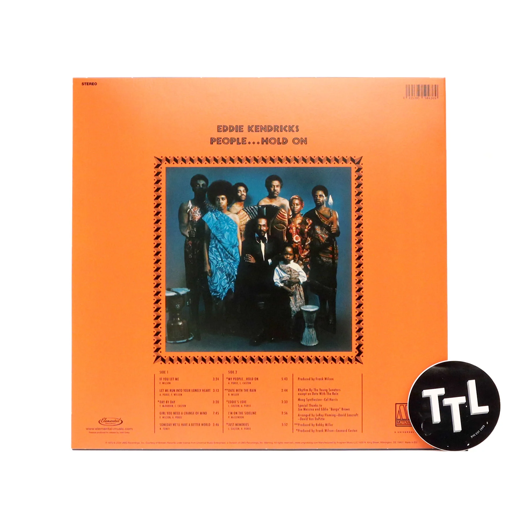 Eddie Kendricks: People... Hold On Vinyl LP - Image 2