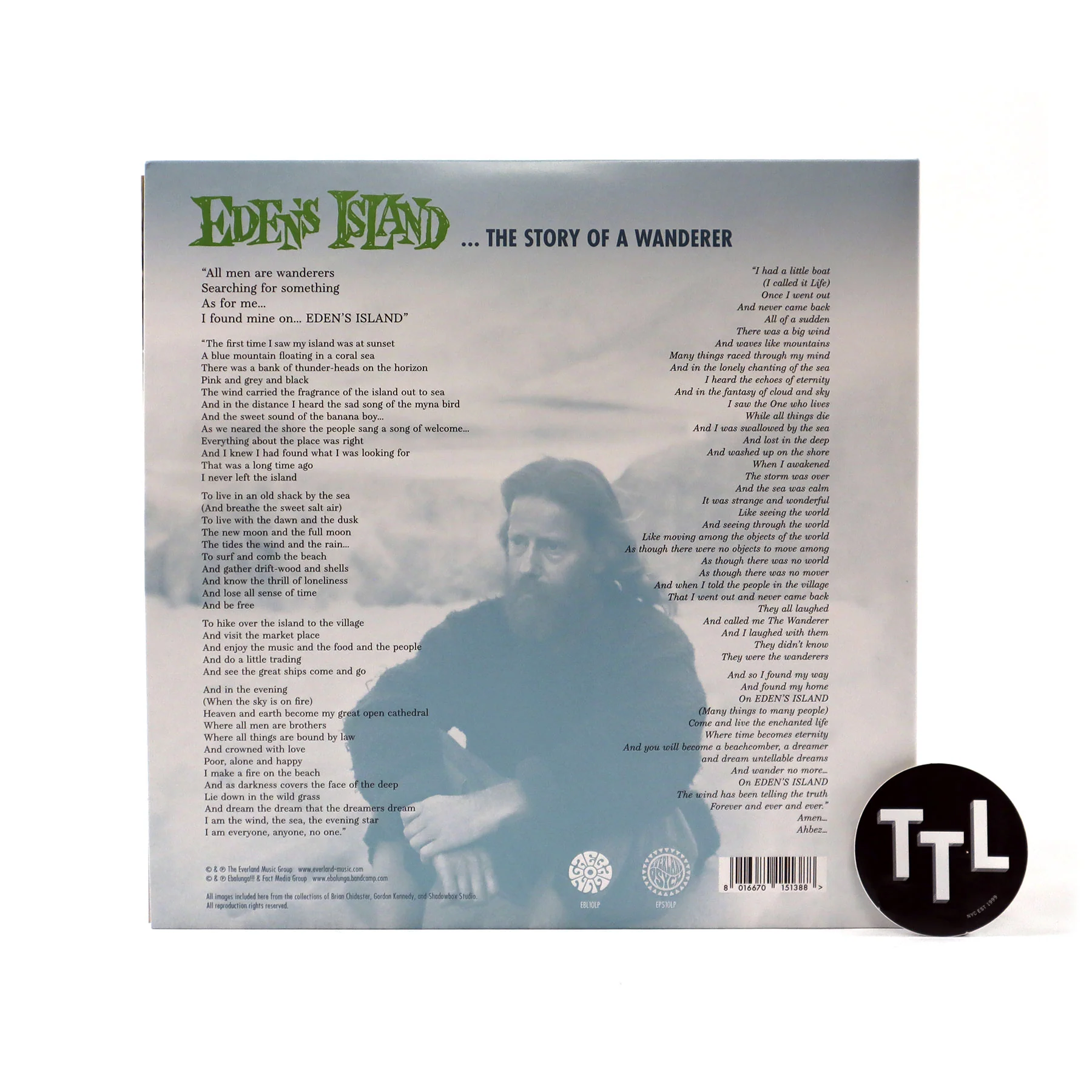 Eden Ahbez: Eden's Island - The Music Of An Enchanted Isle (Colored Vinyl) Vinyl 2LP - Image 3
