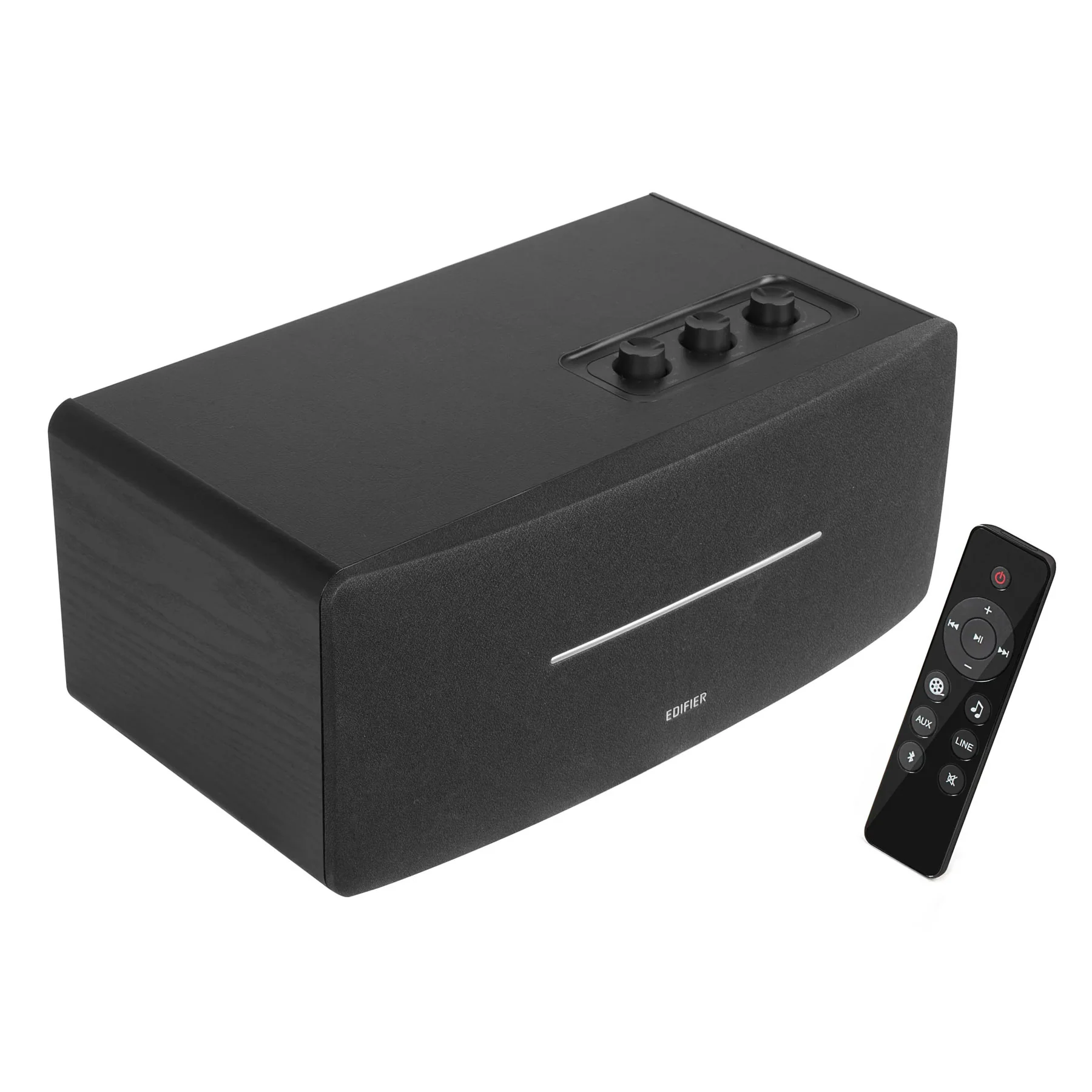 Edifier: D12 Stereo Speaker w/ Bluetooth - Black - Image 3