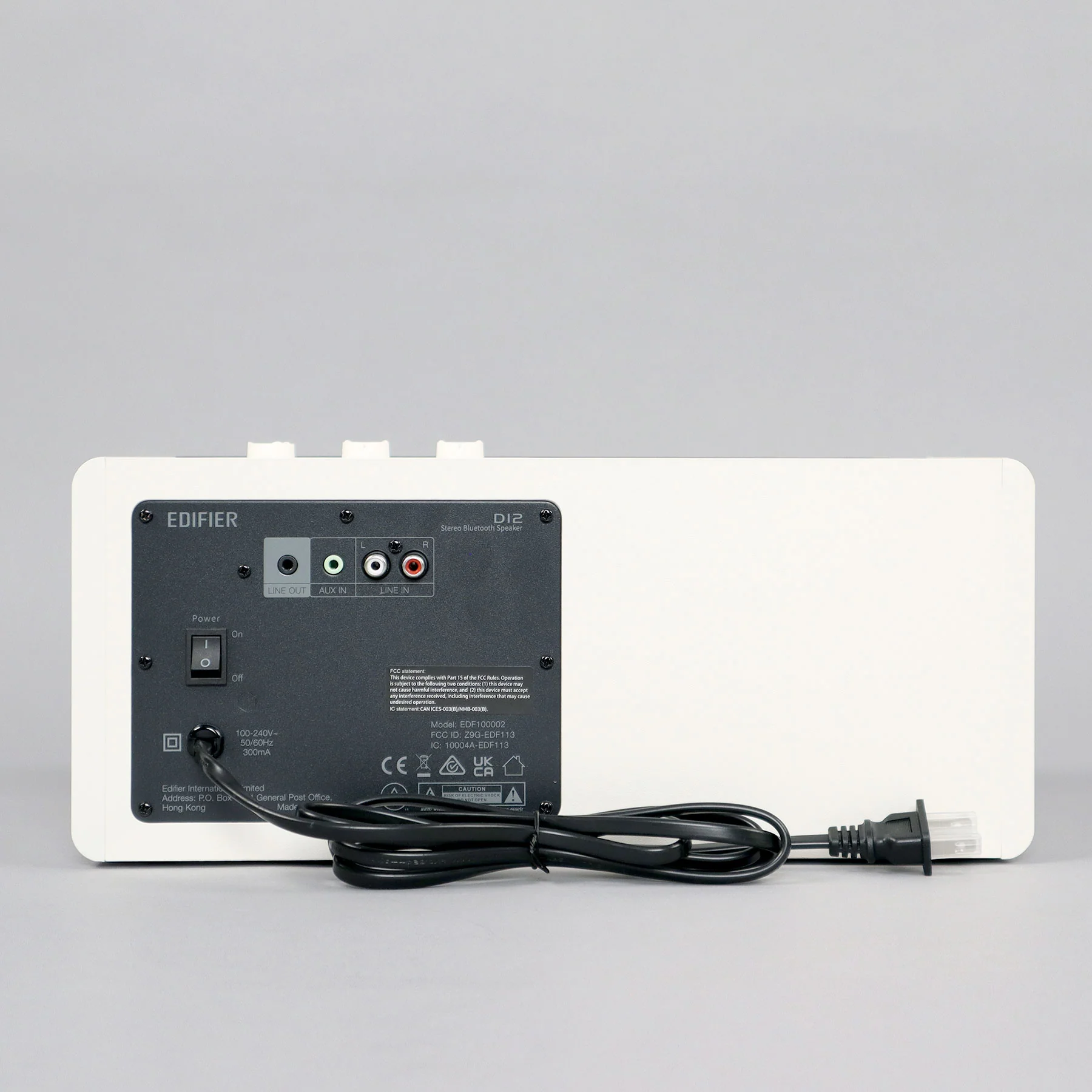 Edifier: D12 Stereo Speaker w/ Bluetooth - White - Image 4