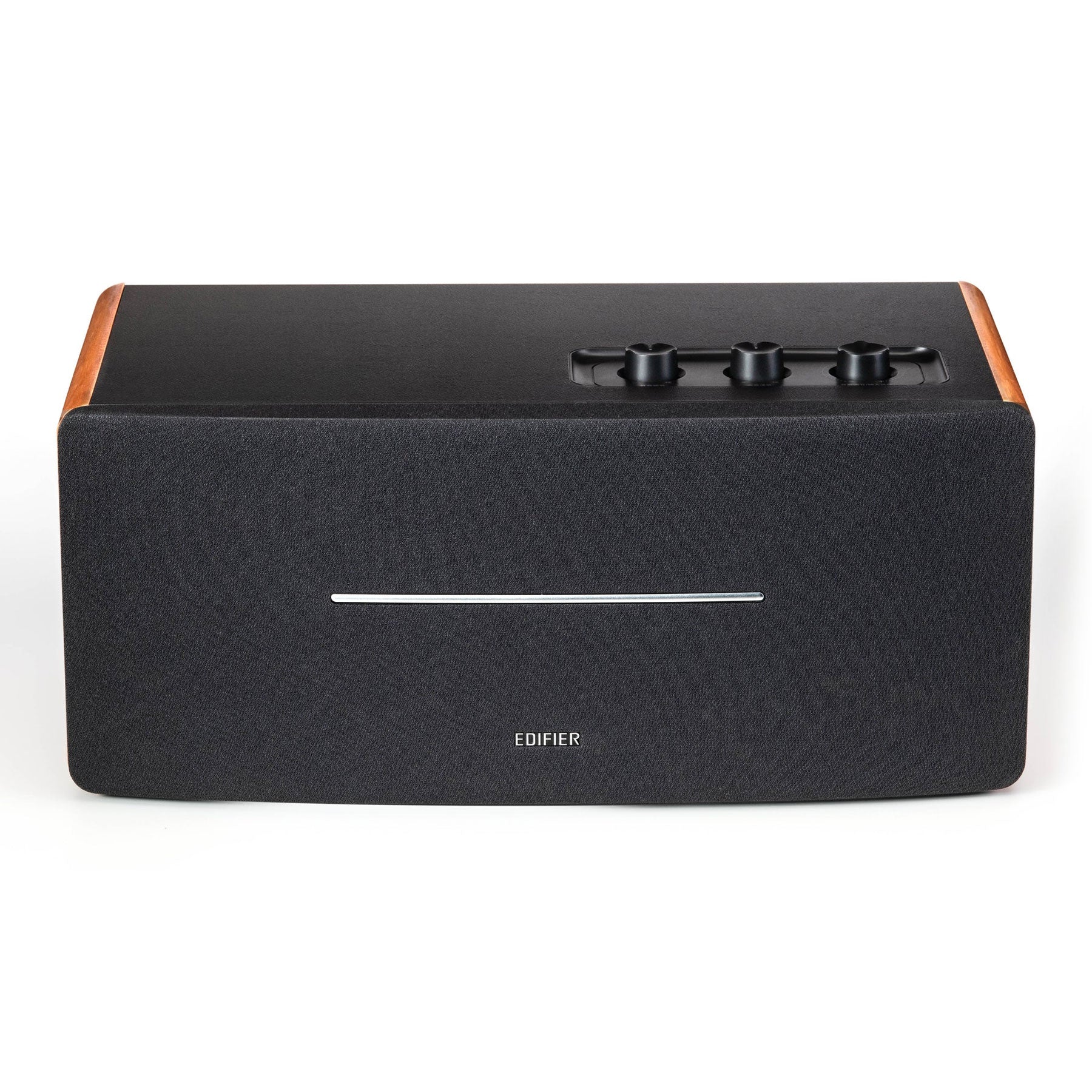 Edifier: D12 Stereo Speaker w/ Bluetooth - Wood Brown - Image 5
