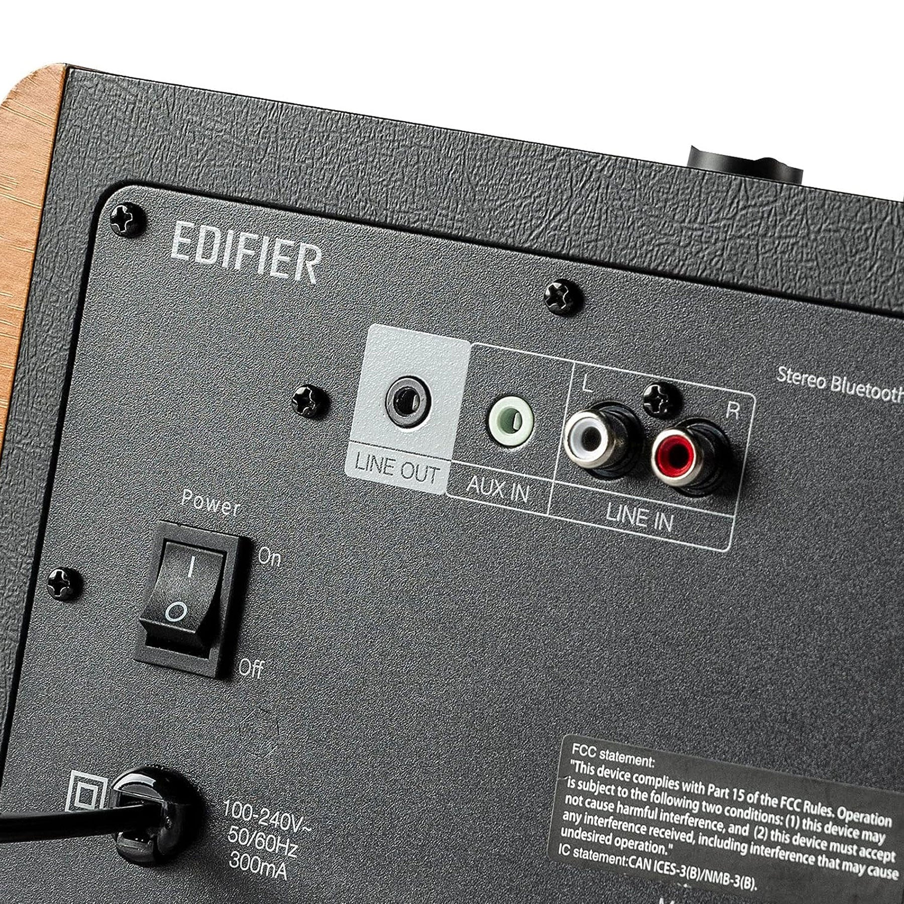 Edifier: D12 Stereo Speaker w/ Bluetooth - Wood Brown - Image 6
