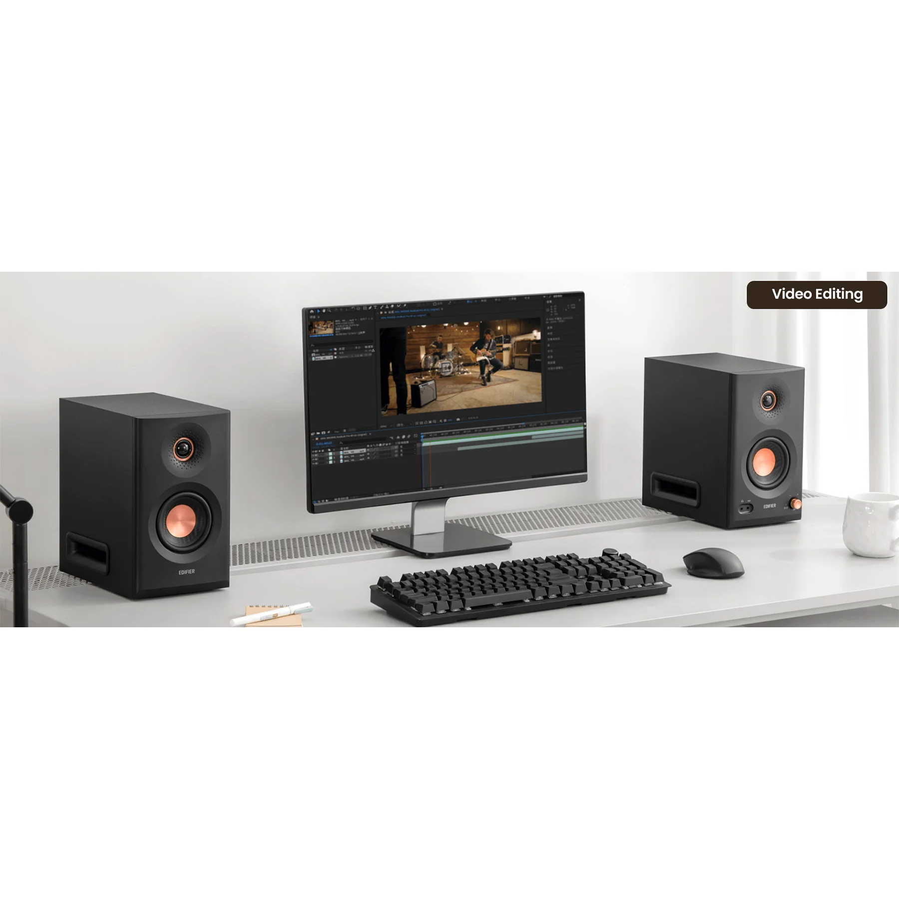 Edifier: MR5 2.0 Monitor Speakers w/Bluetooth - Pair - Image 12