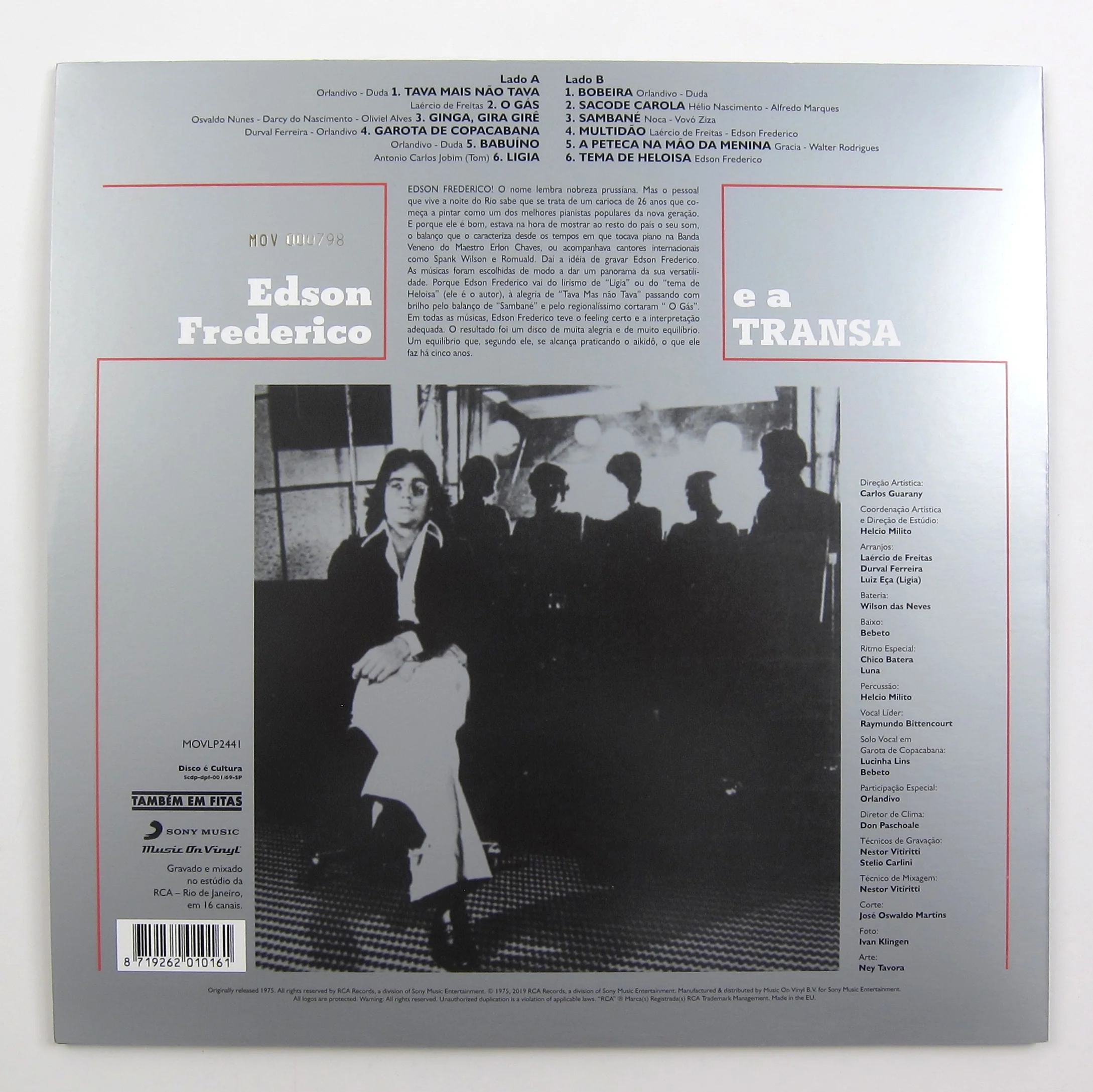 Edson Frederico: Edson Frederico E A Transa (Music On Vinyl 180g, Colored Vinyl) Vinyl 2LP - Image 2