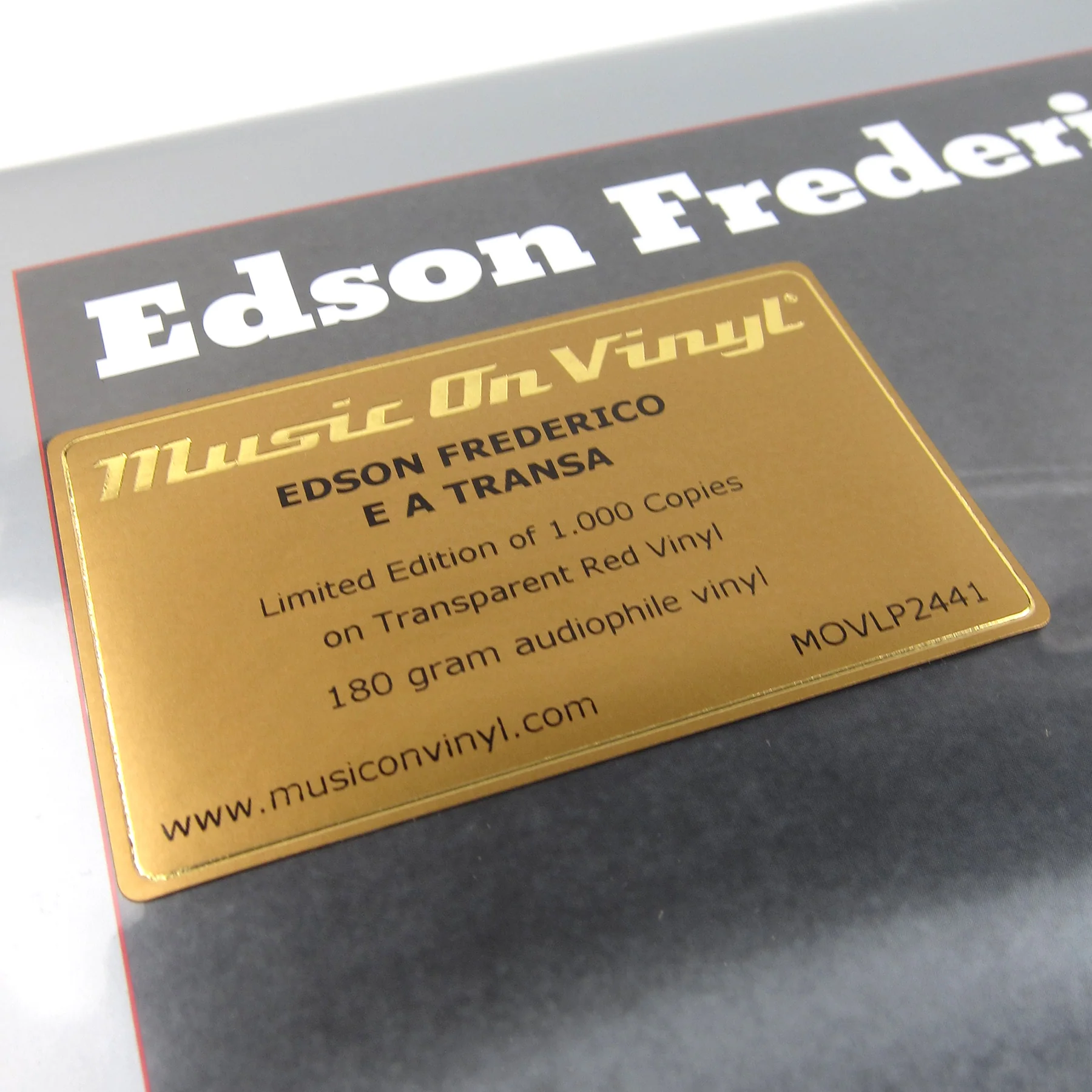Edson Frederico: Edson Frederico E A Transa (Music On Vinyl 180g, Colored Vinyl) Vinyl 2LP - Image 3