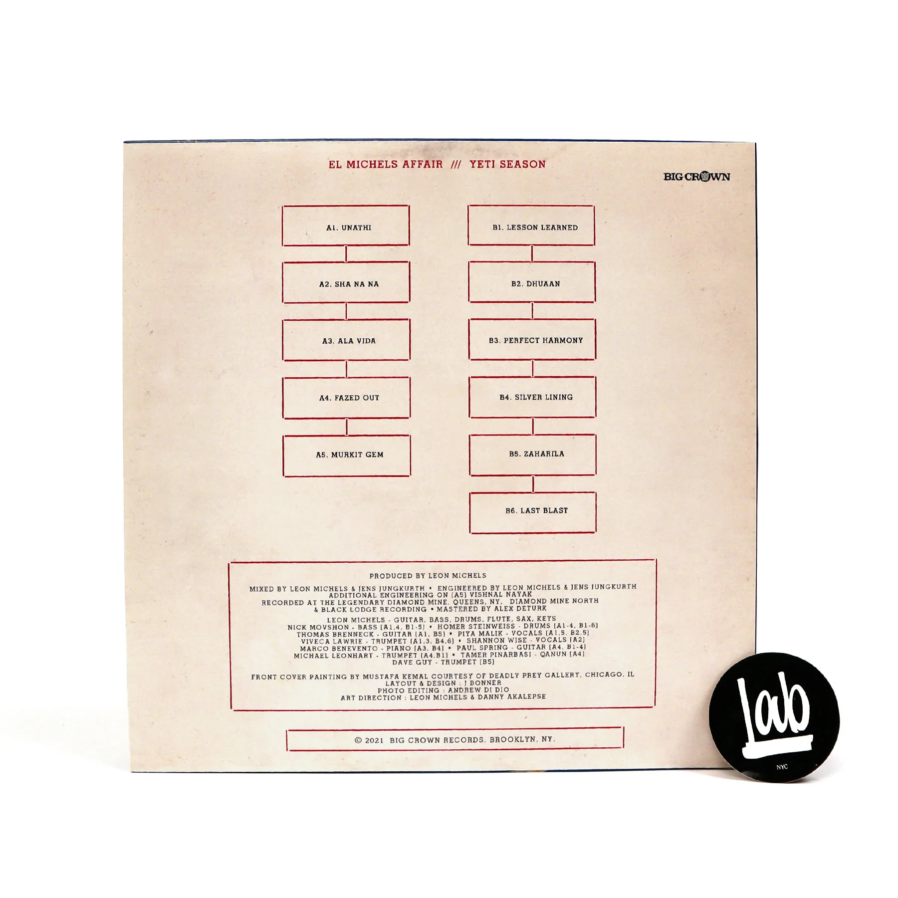 El Michels Affair: Yeti Season (Blue Colored Vinyl) Vinyl LP - Image 3