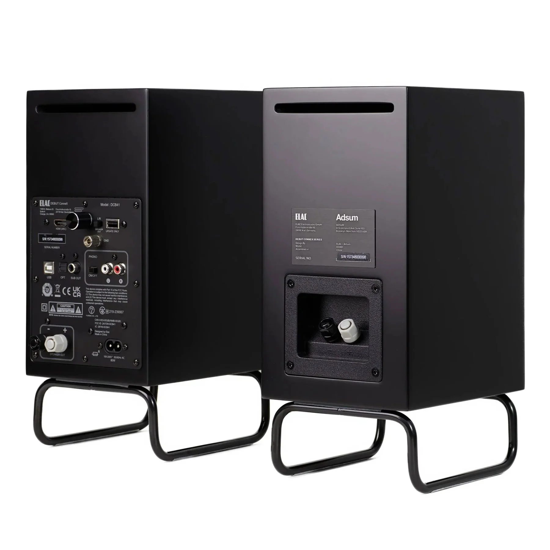Elac: Debut ConneX Adsum Powered Speakers - Pair / Black - PRE-ORDER - Image 5