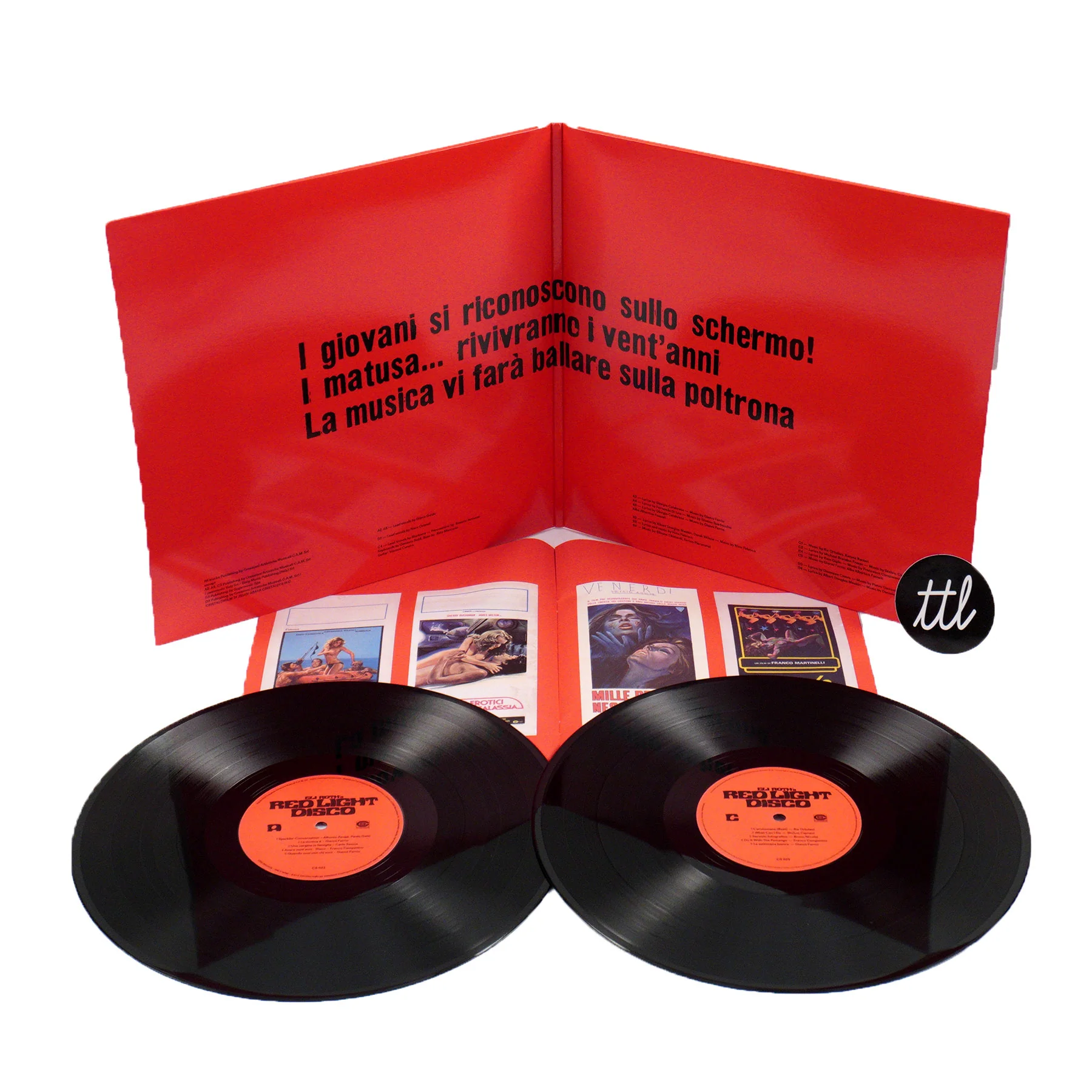 CAM Sugar: Eli Roth's Red Light Disco - Dancefloor Seductions From Italian Cinema 1969-81 (180g) Vinyl 2LP - Image 2