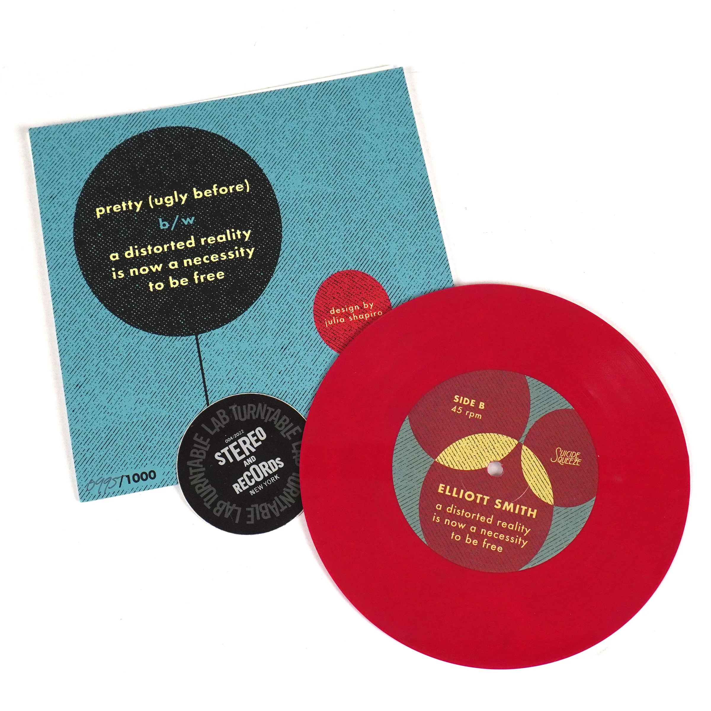 Elliott Smith: Pretty (Ugly Before) (Red Colored Vinyl) Vinyl 7" - Image 2