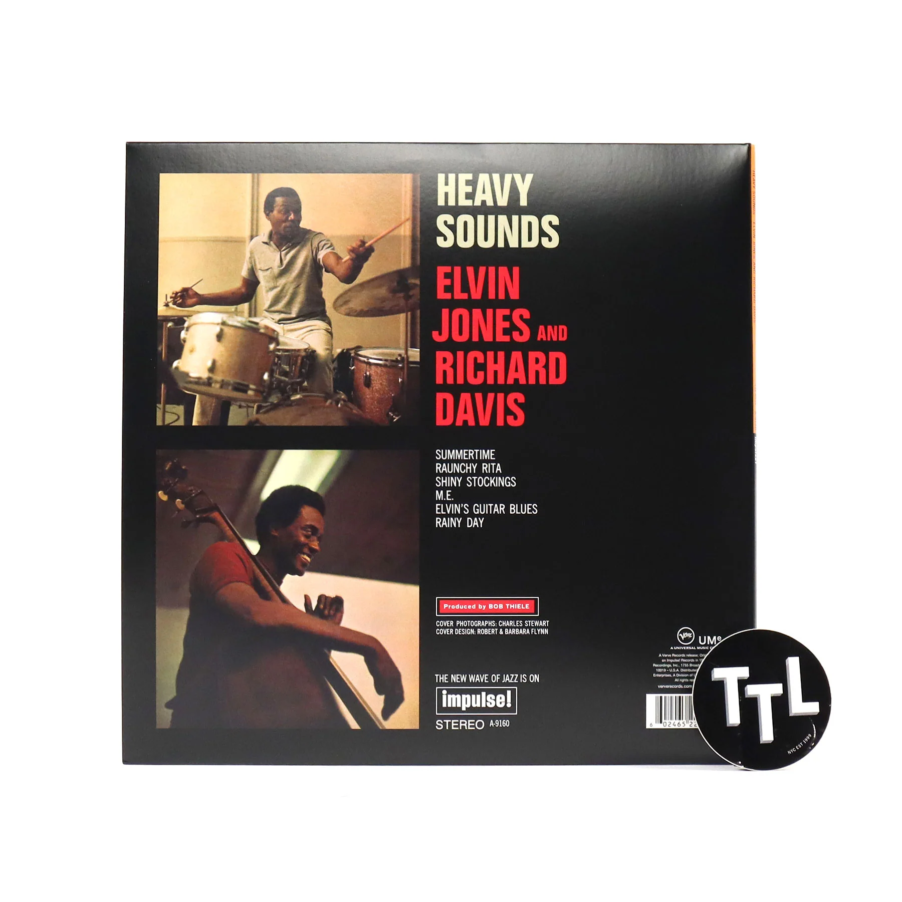 Elvin Jones & Richard Davis: Heavy Sounds (Verve By Request Series 180g) Vinyl LP - Image 3