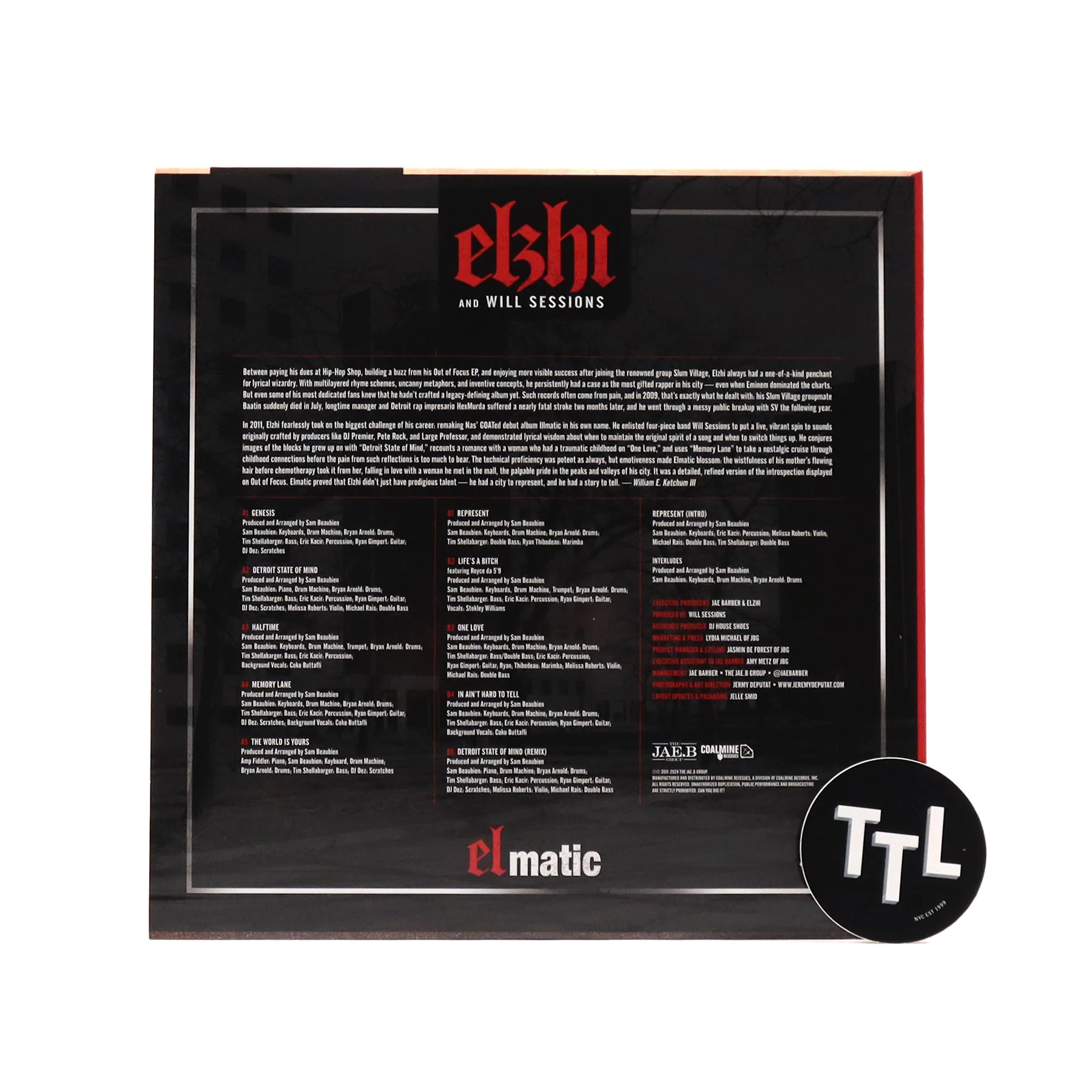 Elzhi: Elmatic Vinyl LP - Image 4