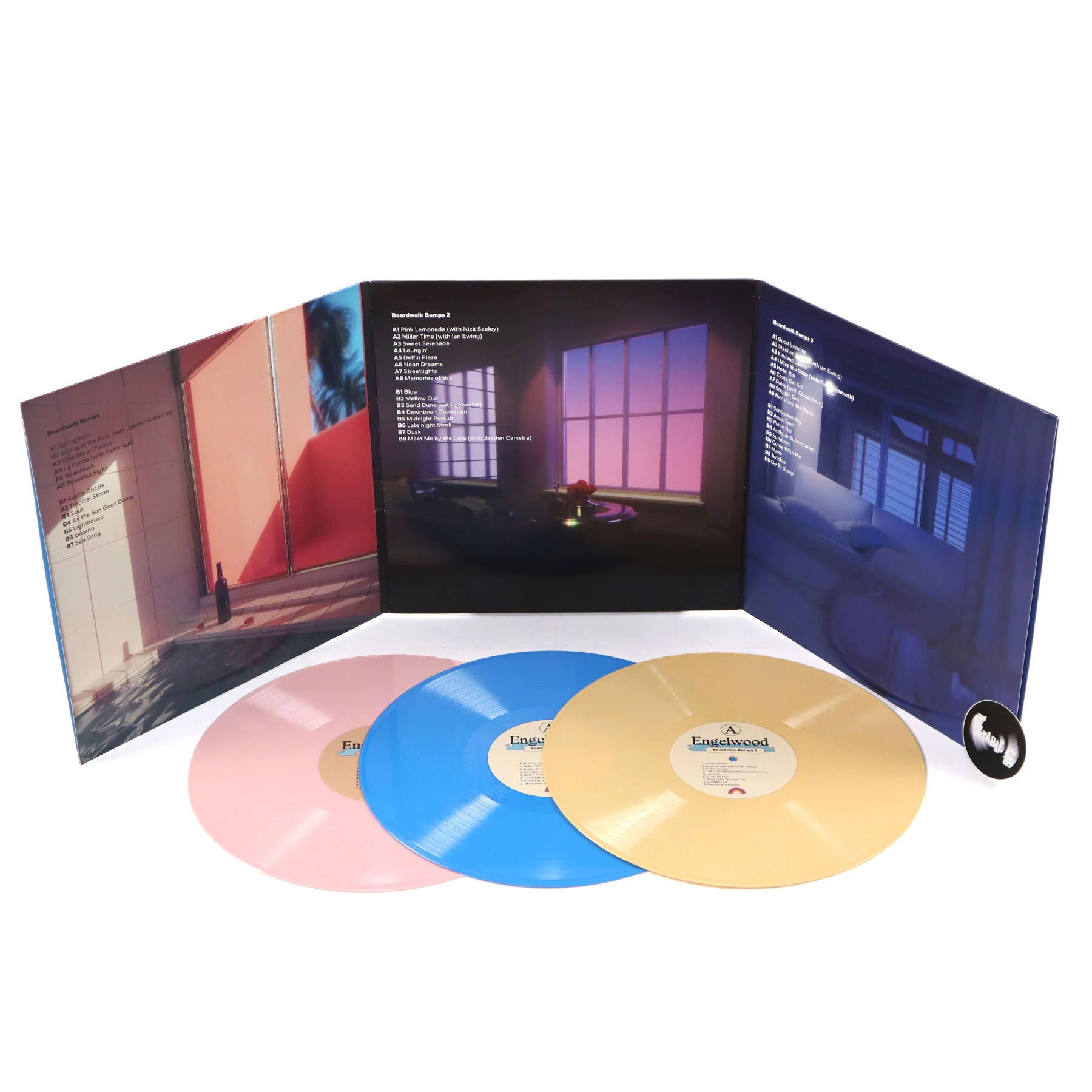Engelwood: Boardwalk Bumps Vol. 1-3 (Colored Vinyl) Vinyl 3LP - Image 2