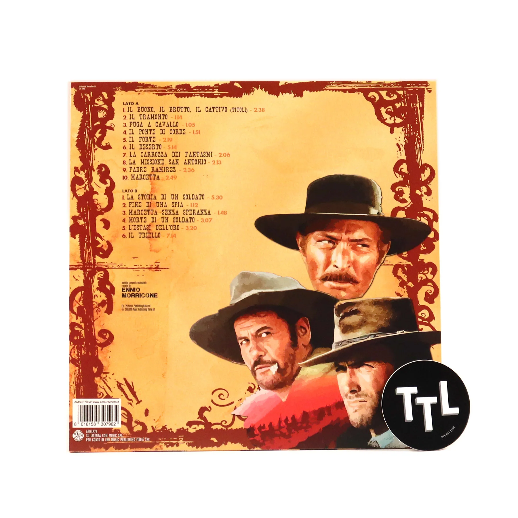 Ennio Morricone: The Good, The Bad And The Ugly (Indie Exclusive Colored Vinyl) Vinyl LP - Image 3