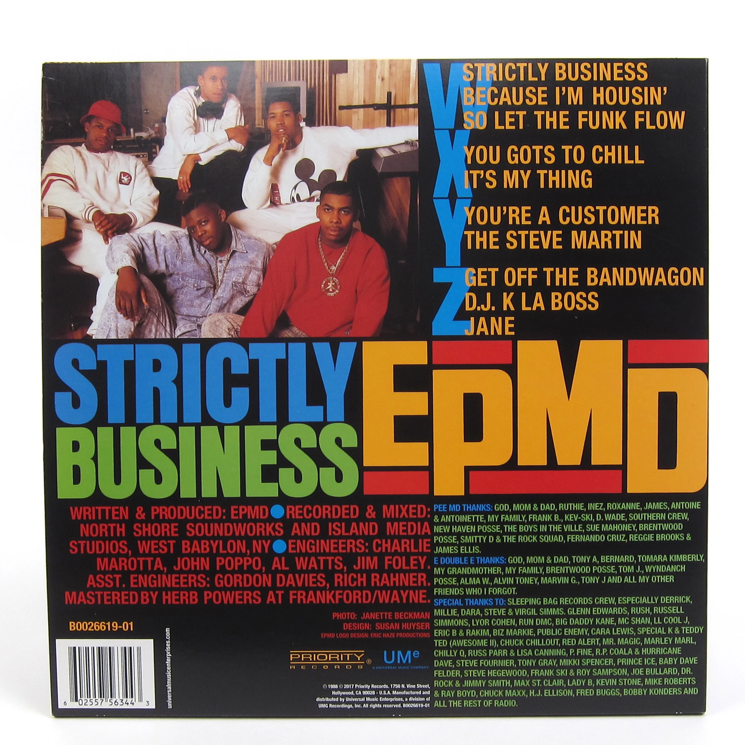 EPMD: Strictly Business Vinyl 2LP - Image 3
