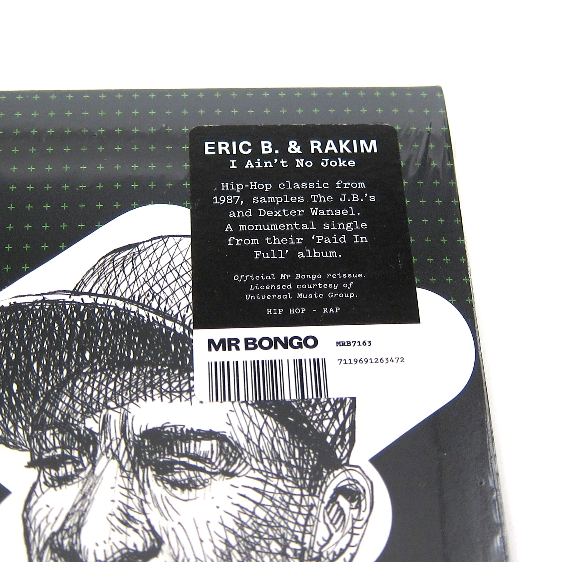Eric B & Rakim: I Ain't No Joke / Eric B. Is On The Cut Vinyl 7" - Image 3