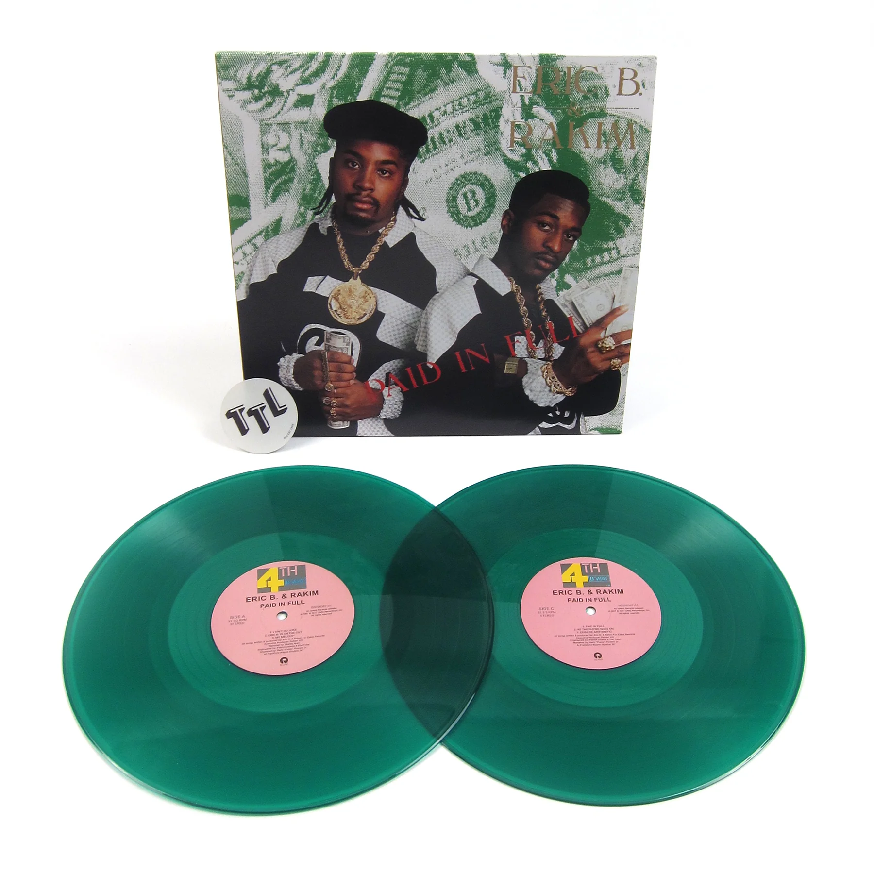 Eric B. & Rakim: Paid In Full (Green Colored Vinyl) Vinyl 2LP - Image 2