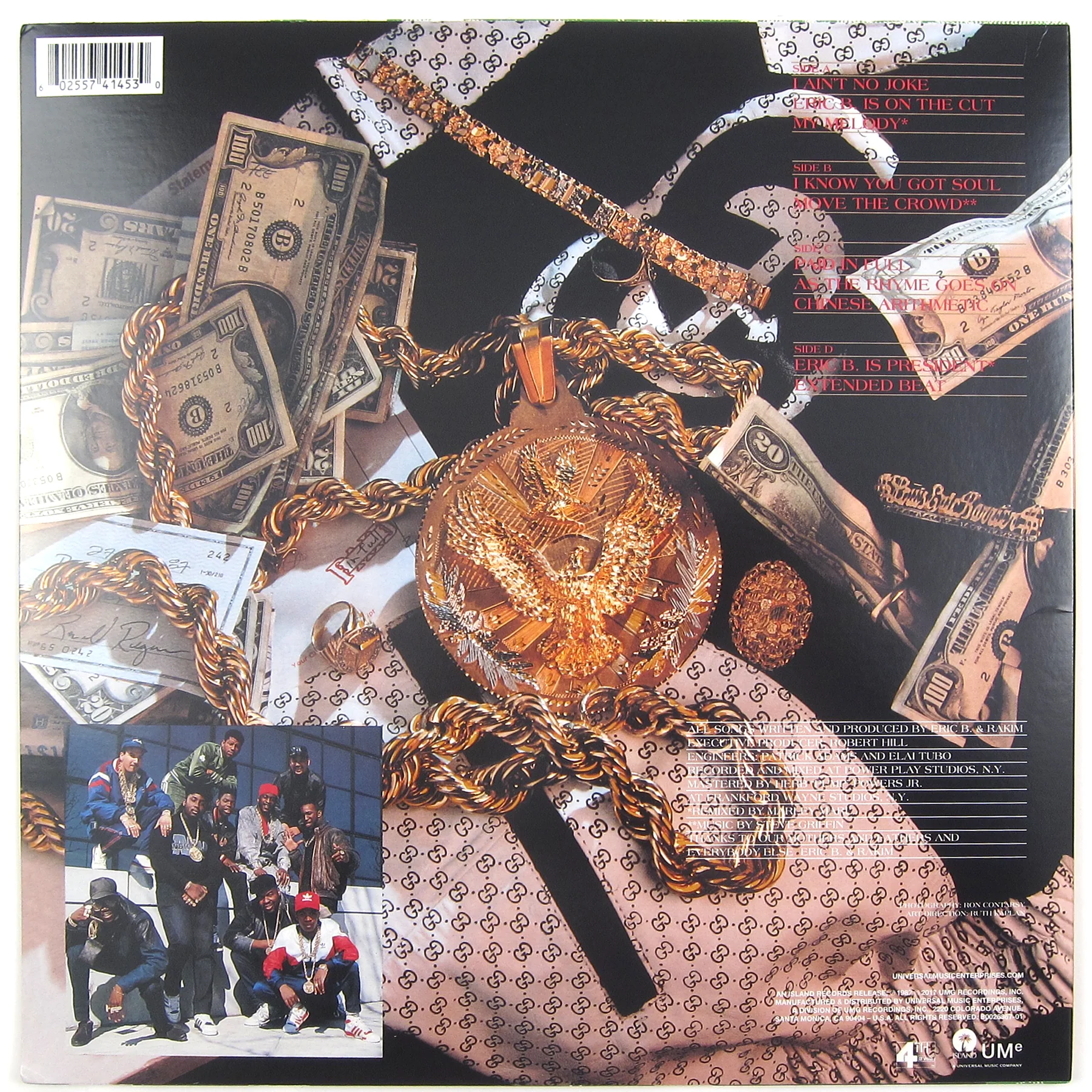 Eric B. & Rakim: Paid In Full (Green Colored Vinyl) Vinyl 2LP - Image 3