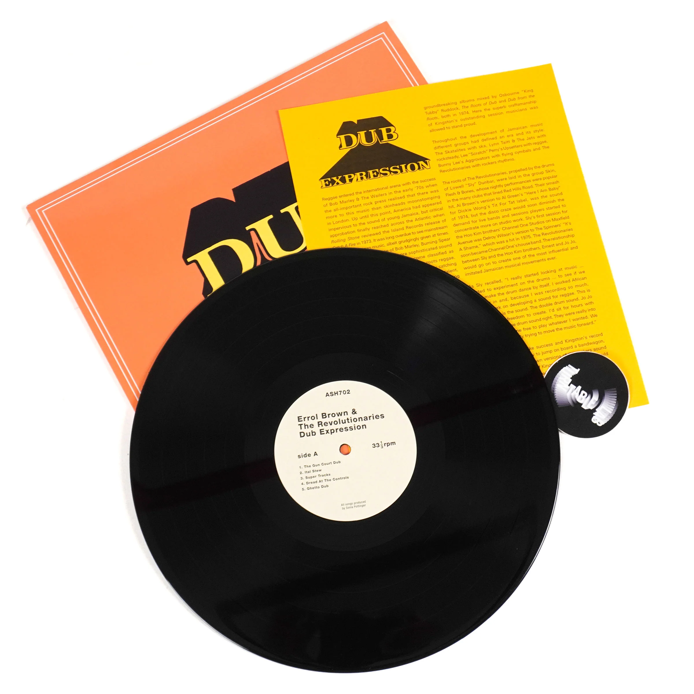 Errol Brown & The Revolutionaries: Dub Expression Vinyl LP - Image 2