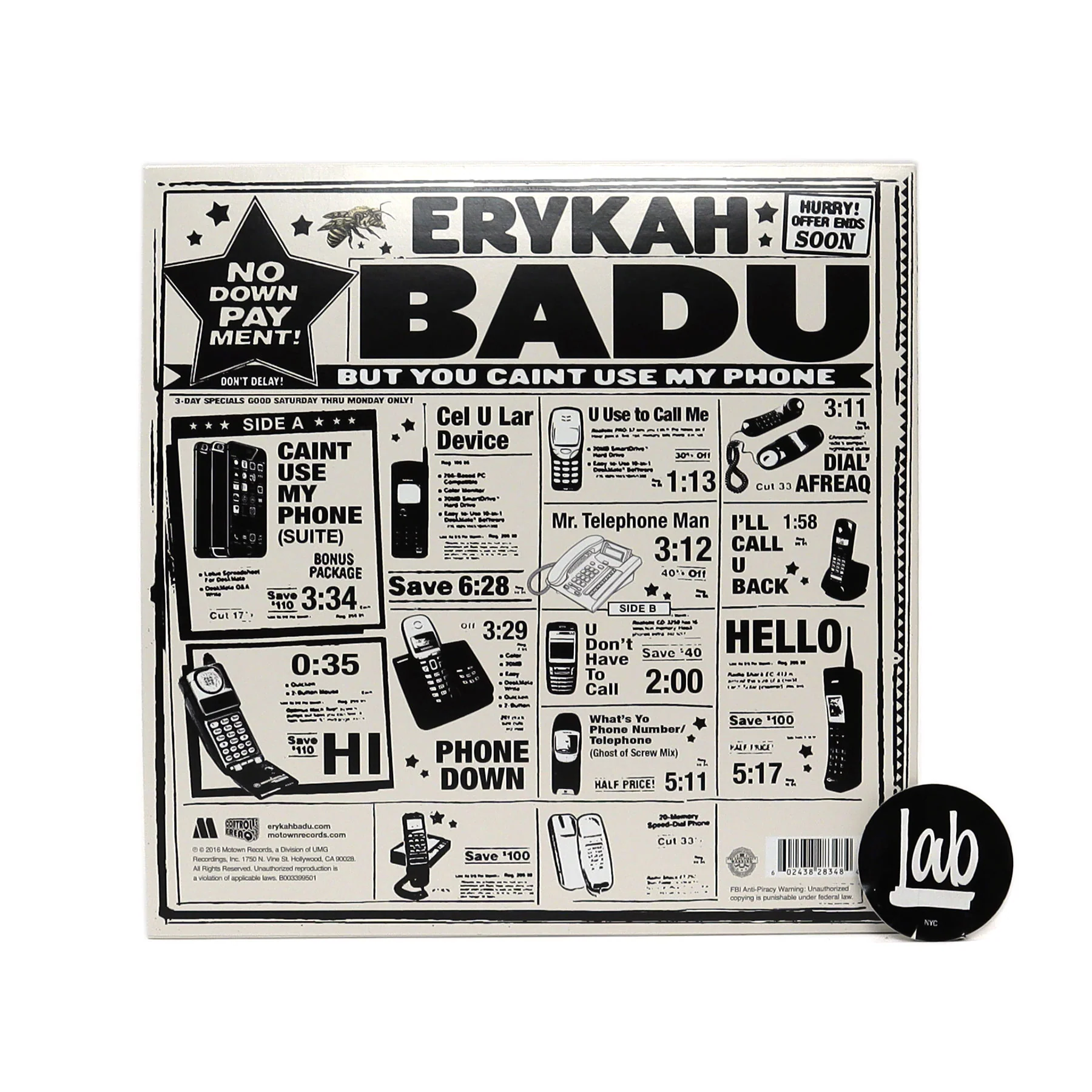 Erykah Badu: But You Caint Use My Phone (Colored Vinyl) Vinyl LP - Image 3