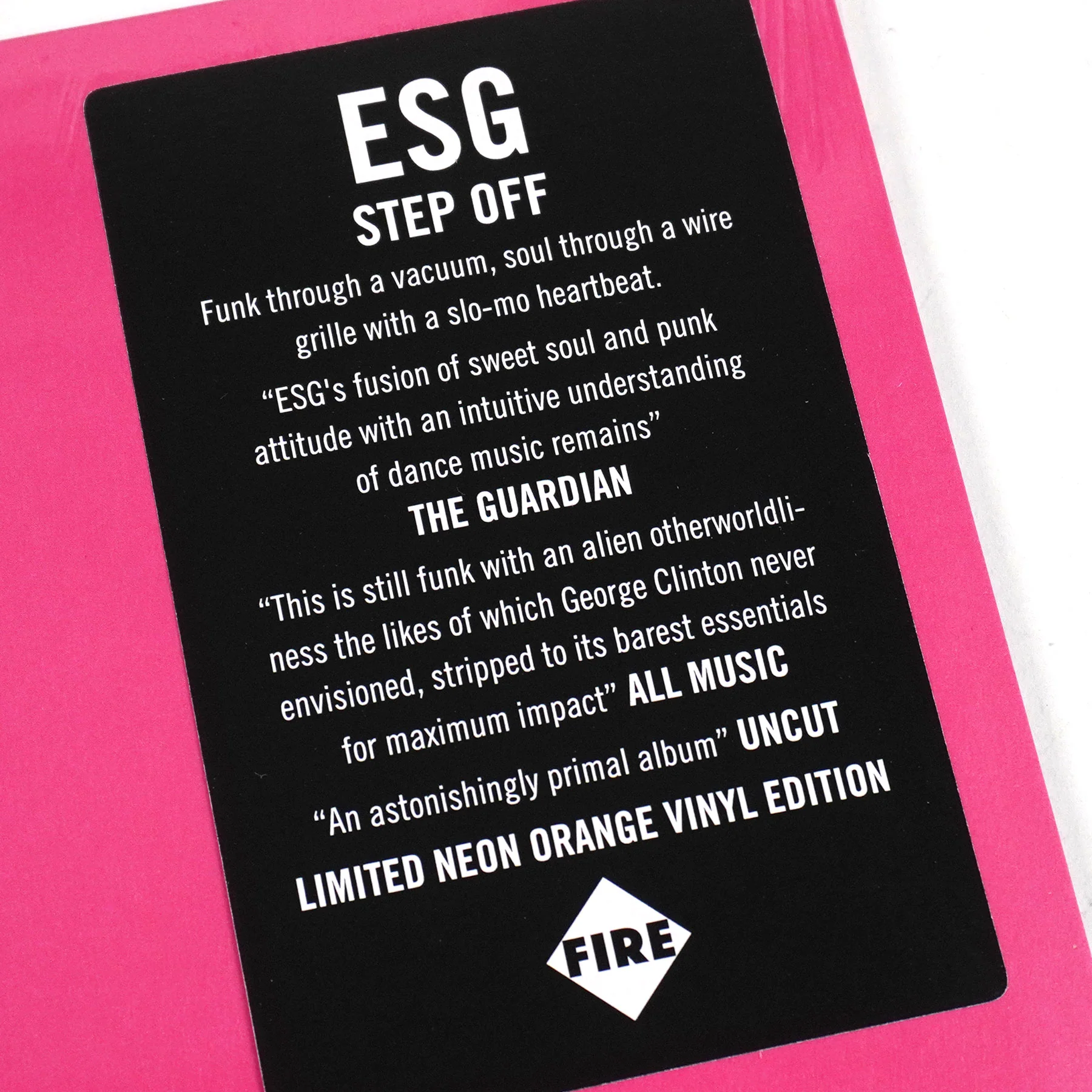 ESG: Step Off (Indie Exclusive Colored Vinyl) Vinyl LP - Image 4