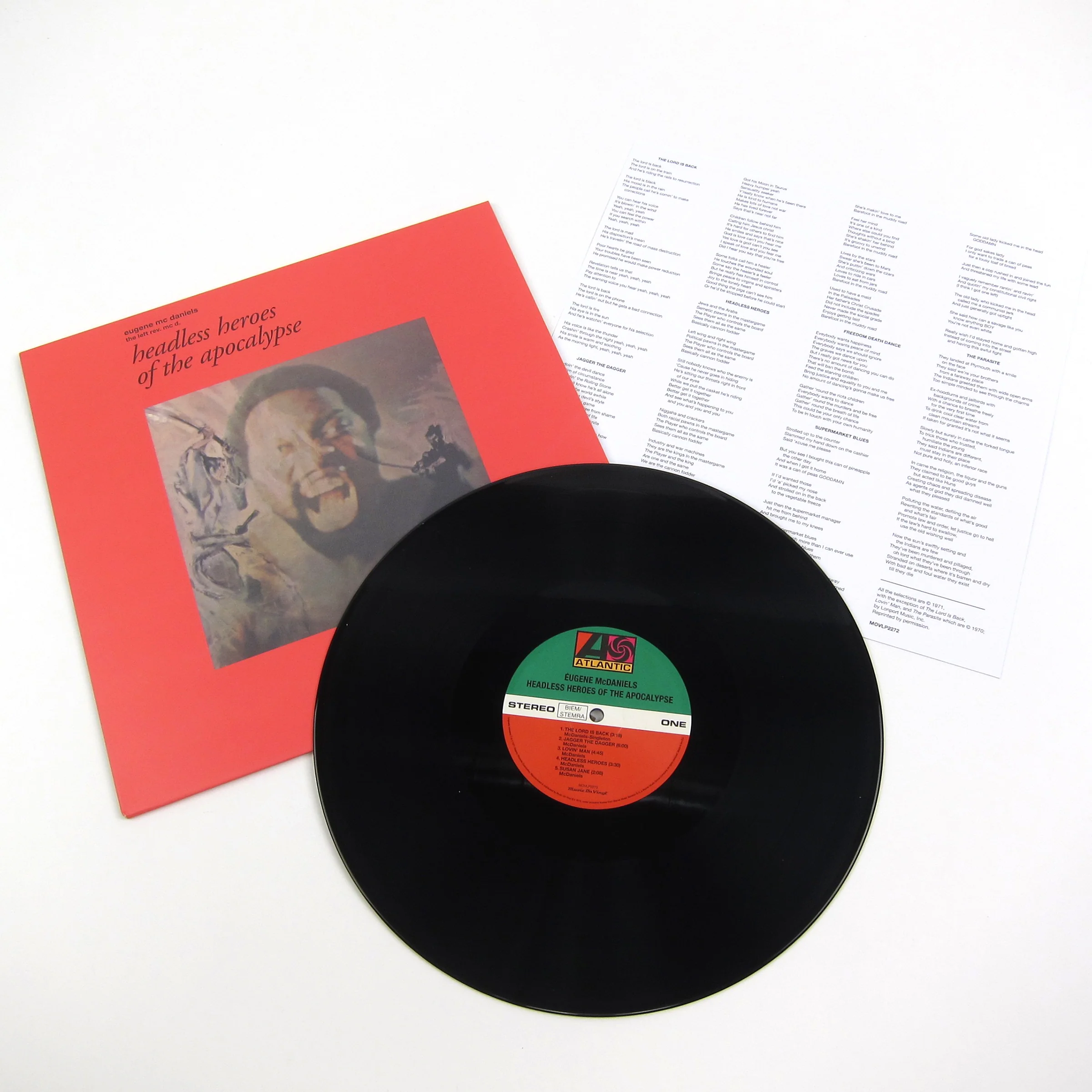 Eugene McDaniels: Headless Heroes Of The Apocalypse (Music On Vinyl 180g) Vinyl LP - Image 2