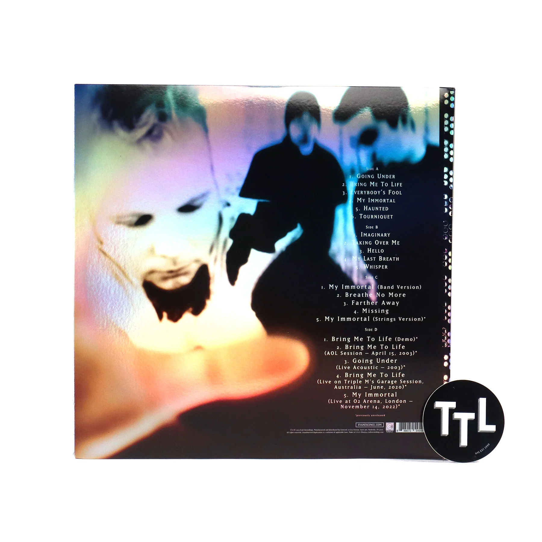 Evanescence: Fallen - Deluxe Edition (Indie Exclusive Colored Vinyl) Vinyl 2LP - Image 3