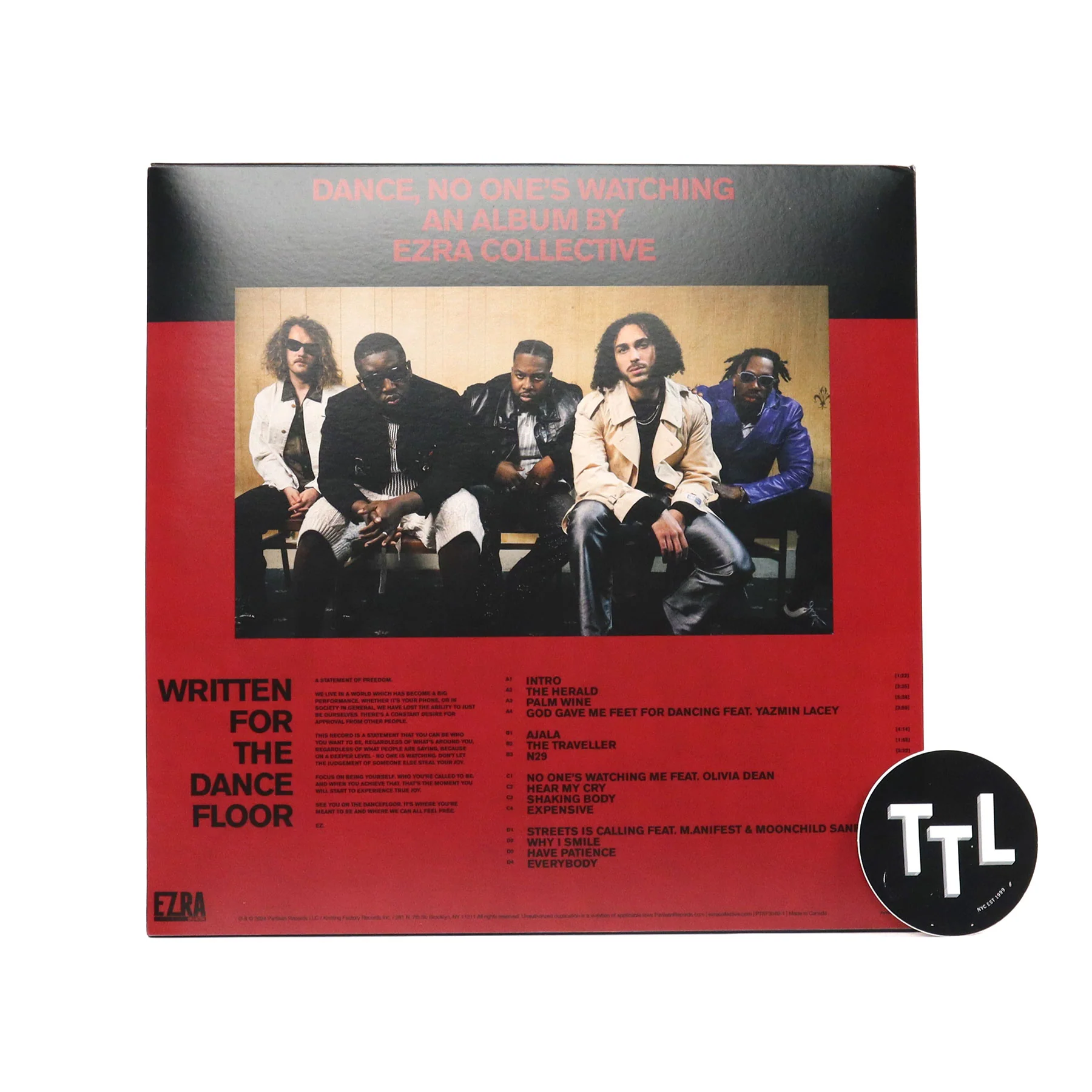 Ezra Collective: Dance, No One's Watching (Colored Vinyl) Vinyl 2LP - Image 3