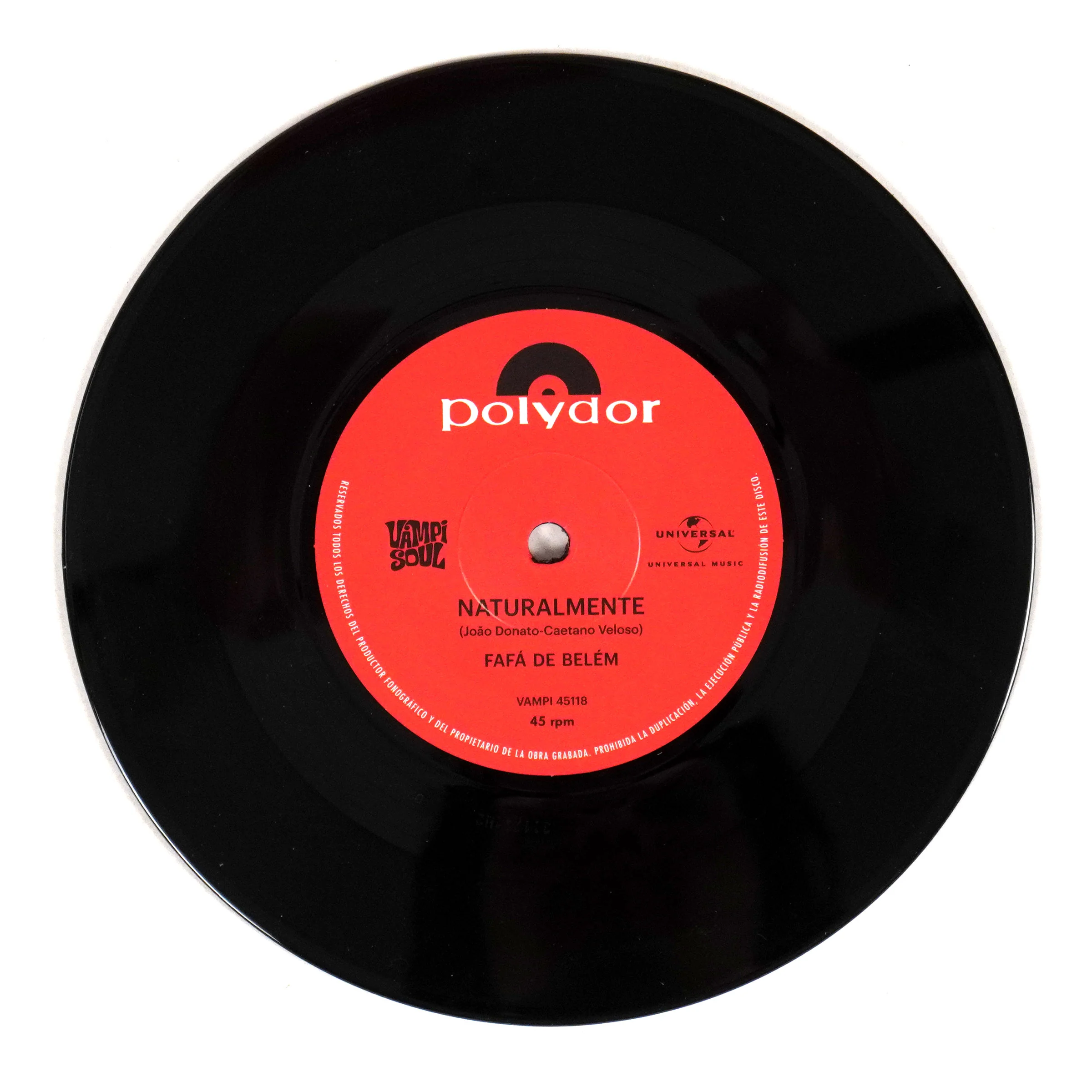 Fafa De Belem: Emorio / Naturalmente Vinyl 7" - Image 2