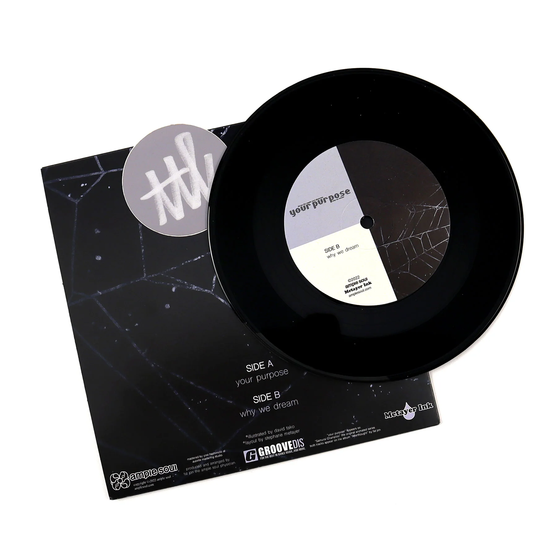 Fat Jon: Your Purpose / Why We Dream (Samurai Champloo) Vinyl 7" - Image 2