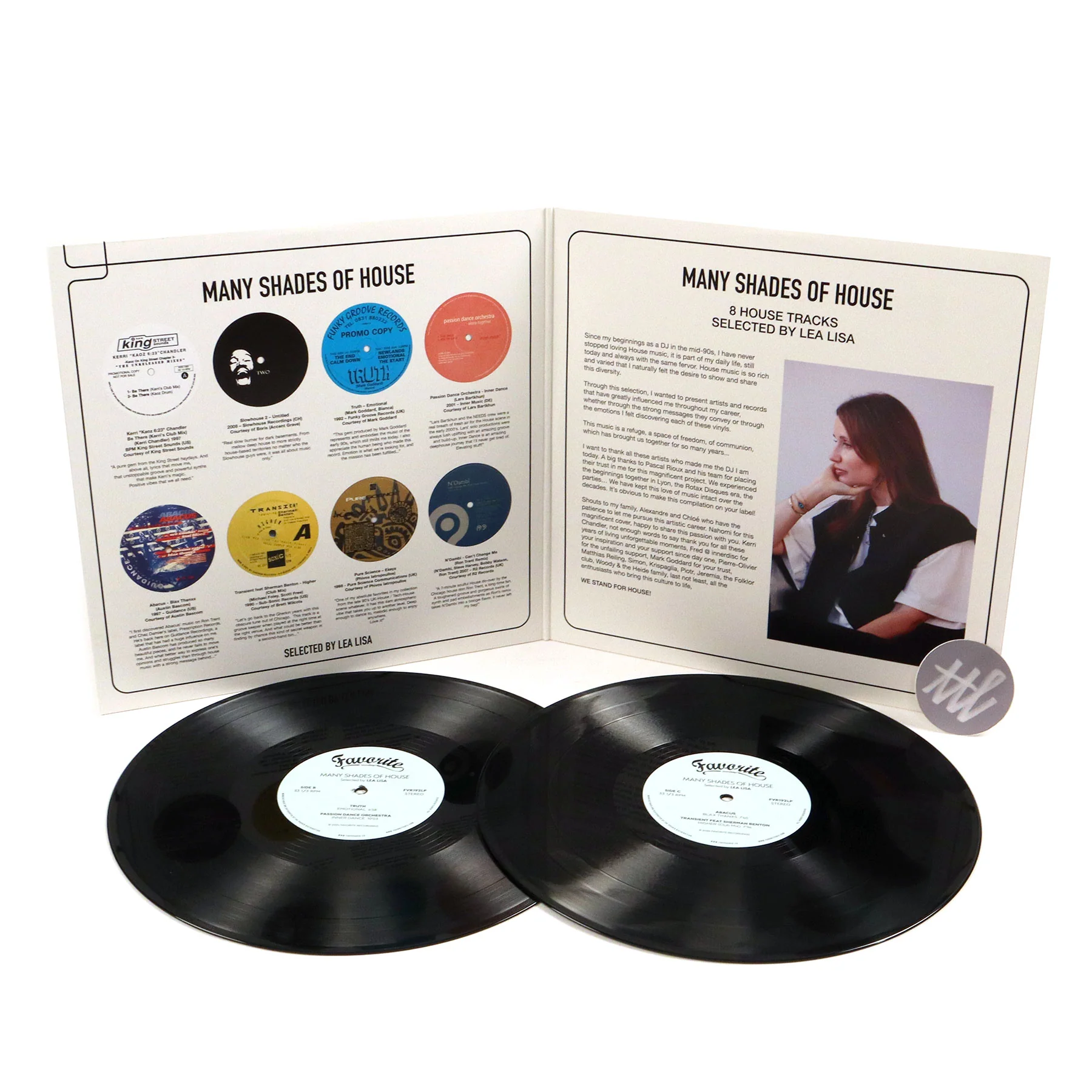 Favorite Recordings: Many Shades Of House - Selected By Lea Lisa Vinyl 2LP - Image 2