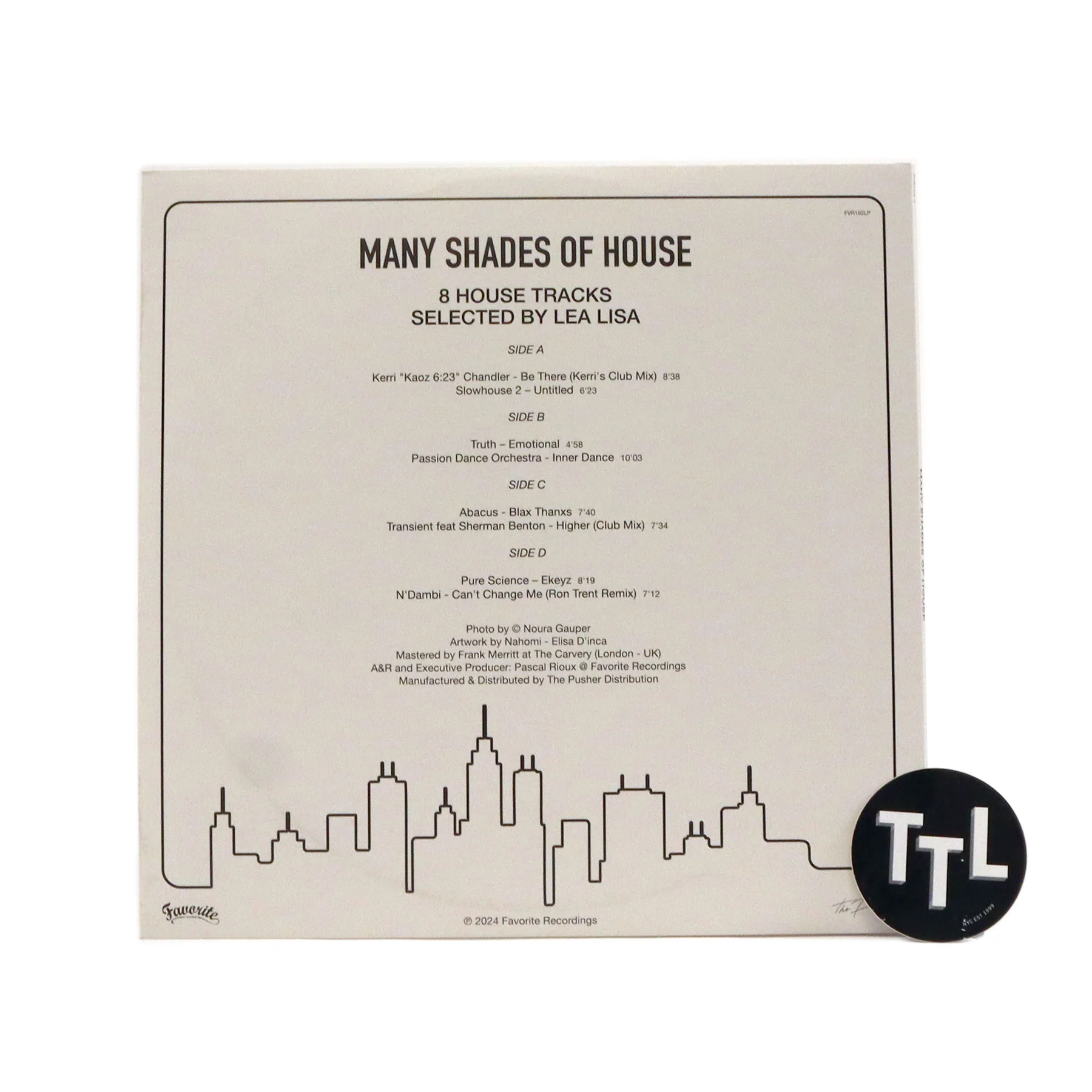 Favorite Recordings: Many Shades Of House - Selected By Lea Lisa Vinyl 2LP - Image 3