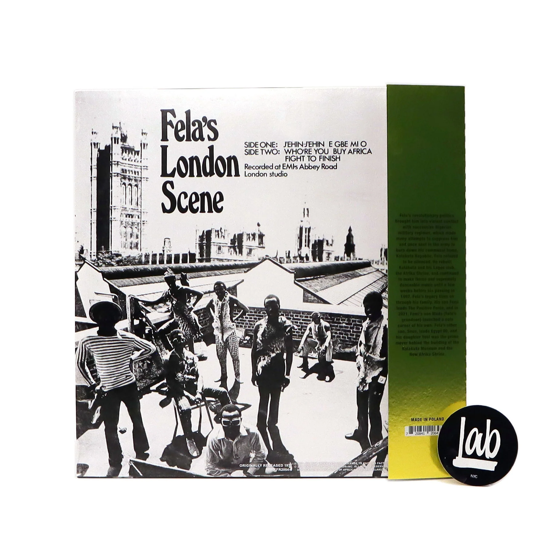 Fela Kuti: London Scene (Colored Vinyl) Vinyl LP - Image 3