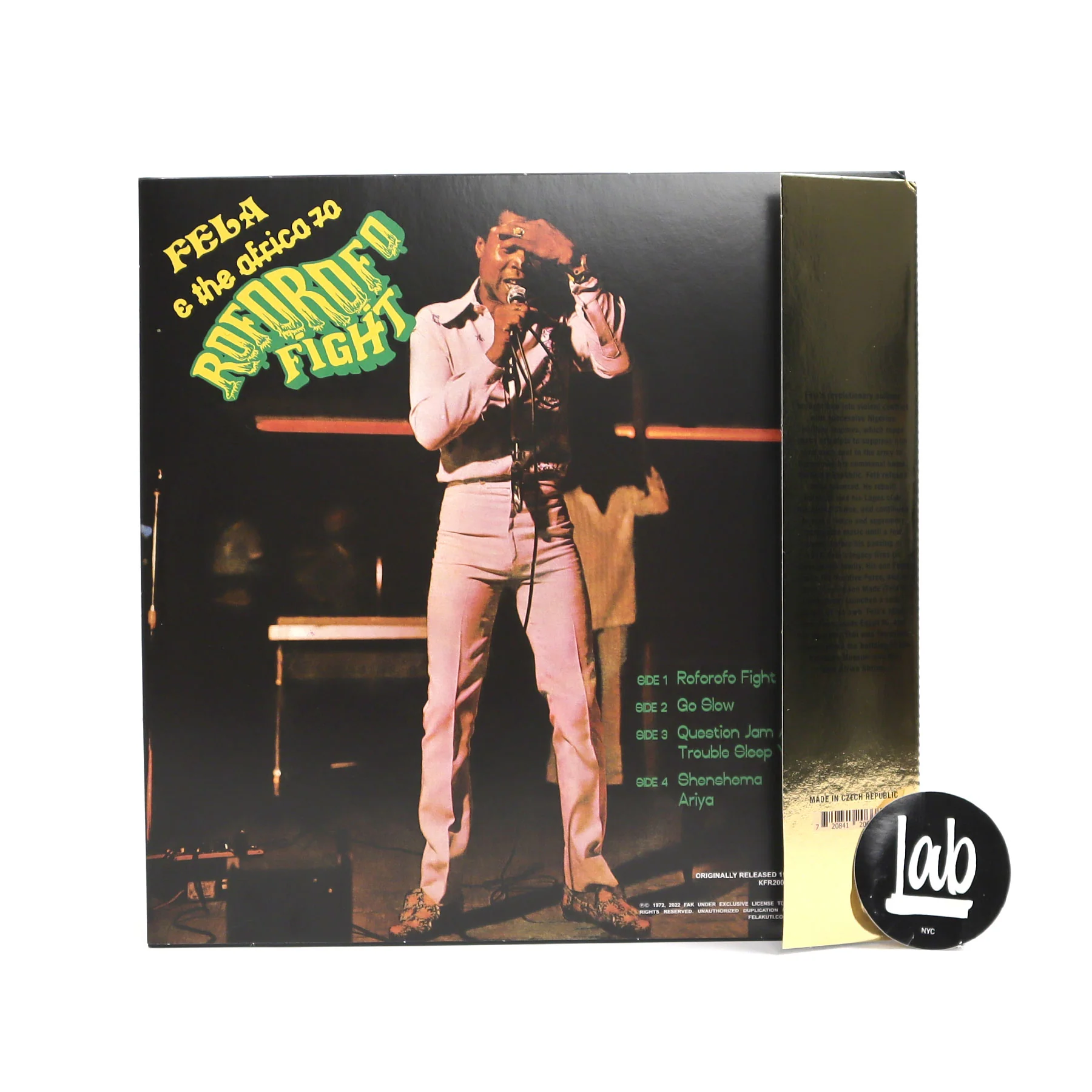 Fela Kuti: Roforofo Fight - Deluxe Edition (Colored Vinyl) Vinyl 2LP - Image 3