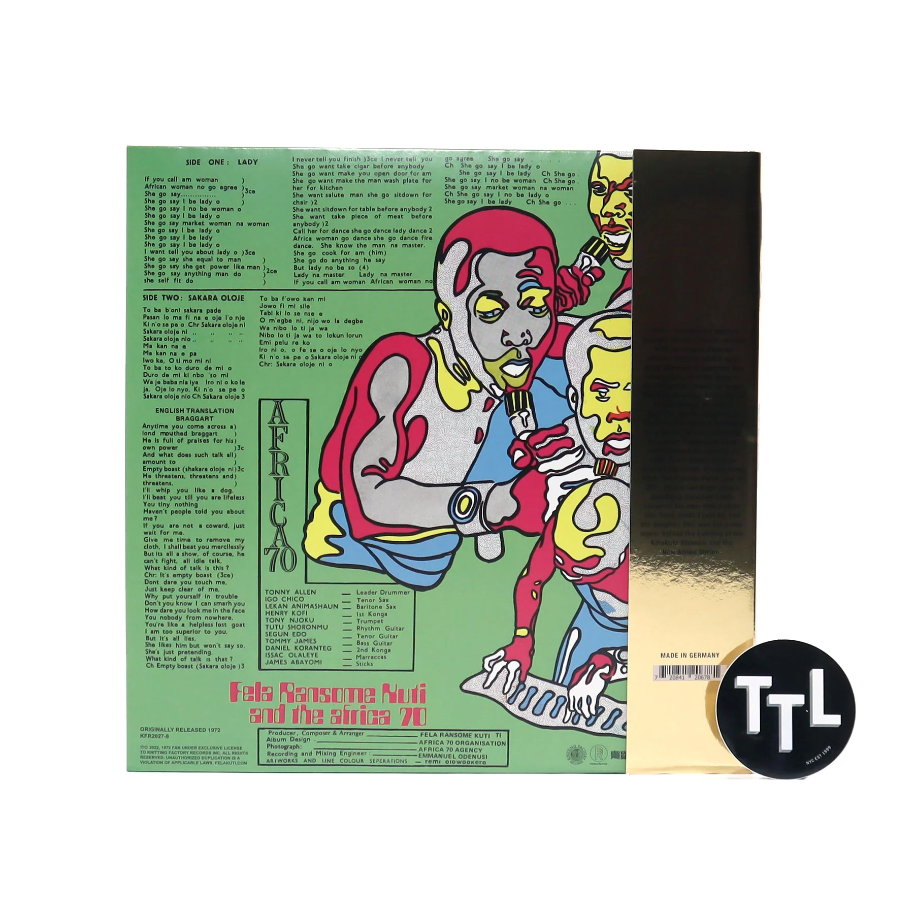 Fela Kuti: Shakara (Colored Vinyl) Vinyl LP+7" - Image 3