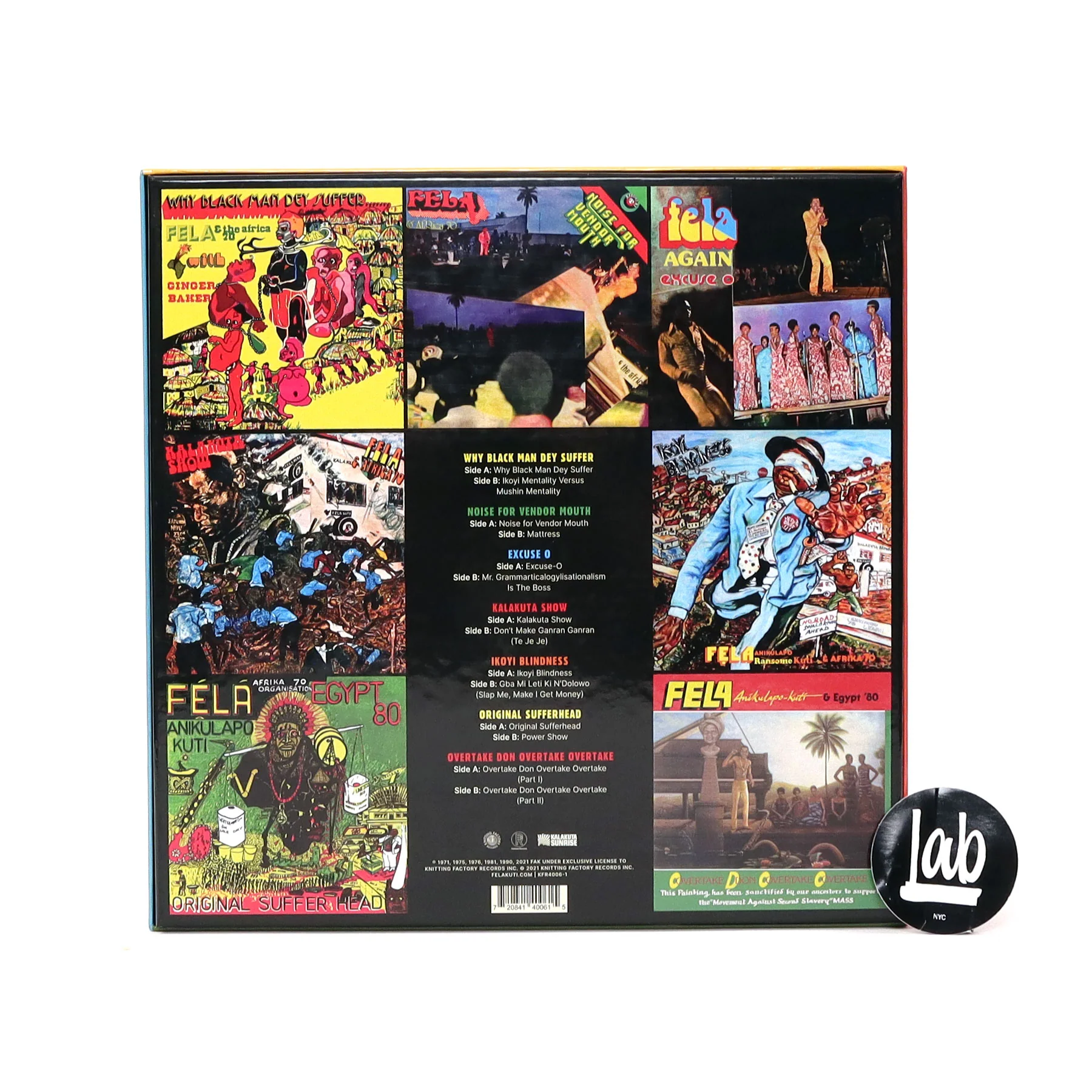 Fela Kuti: Vinyl Box Set #5 (Compiled by Chris Martin & Femi Kuti) Vinyl 7LP Boxset - Image 3