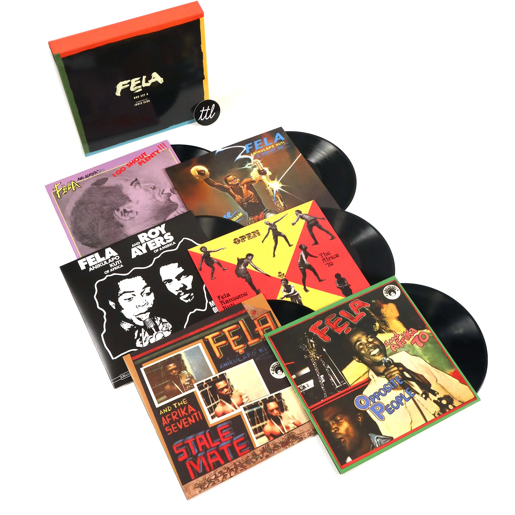 Fela Kuti: Vinyl Box Set #6 (Compiled by Idris Elba) Vinyl 7LP Boxset - Image 2